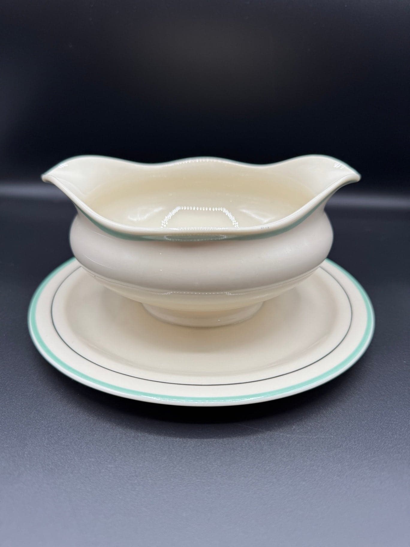 VTG Syracuse China Gravy Boat - Image 1