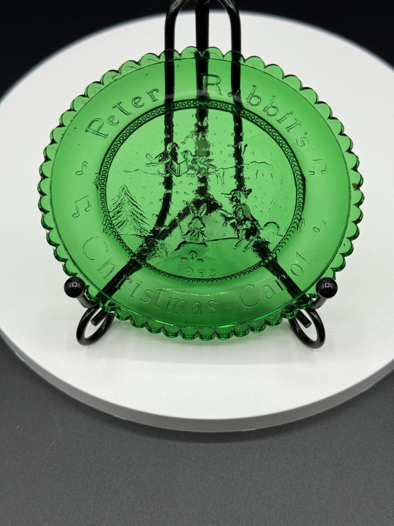 Vintage Glass Coasters Set - Image 1