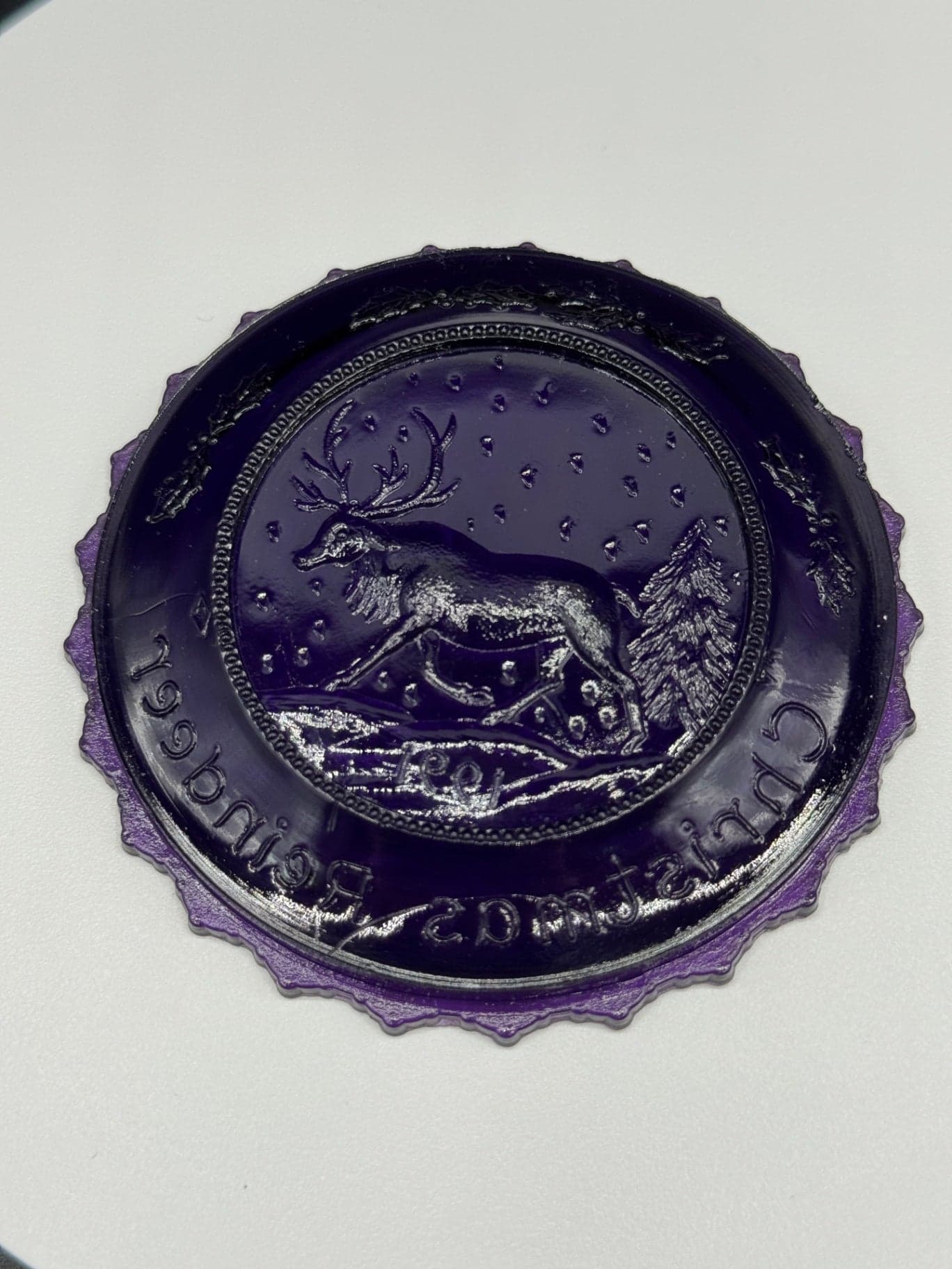 Vintage Glass Coasters Set - Thumbnail 6