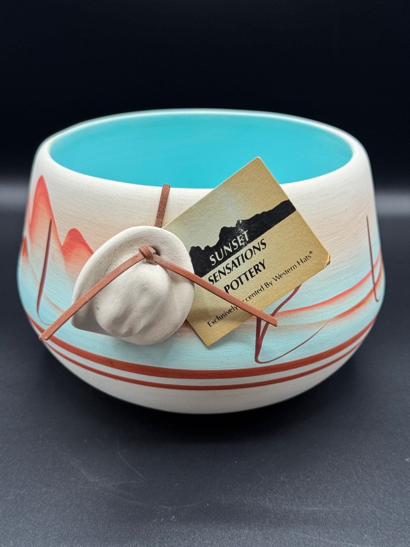 Sunset Sensations Pottery Bowl - Image 1