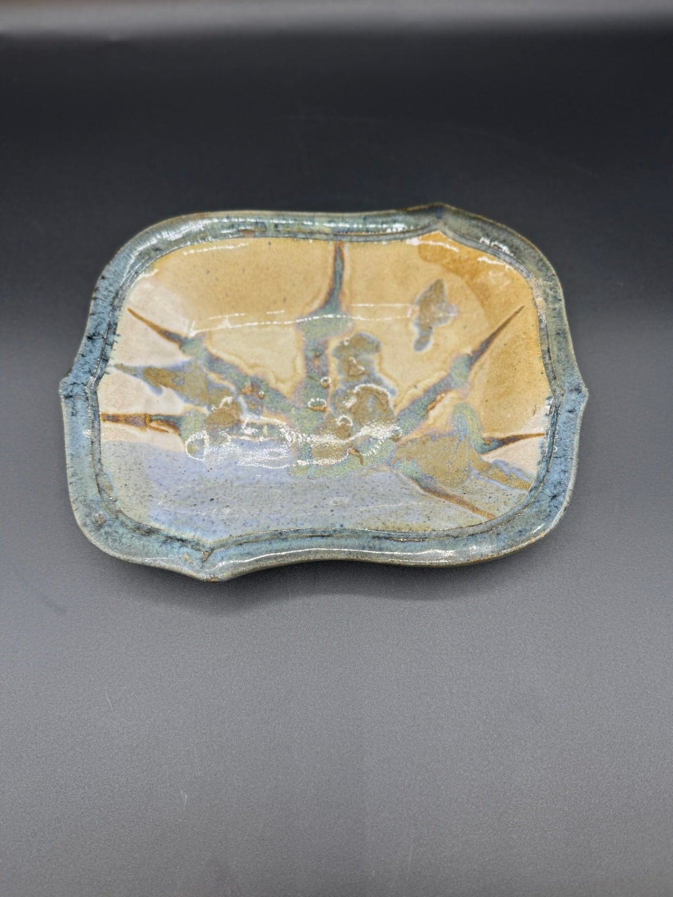 Signed Studio Pottery Trinket Dish - Thumbnail 2