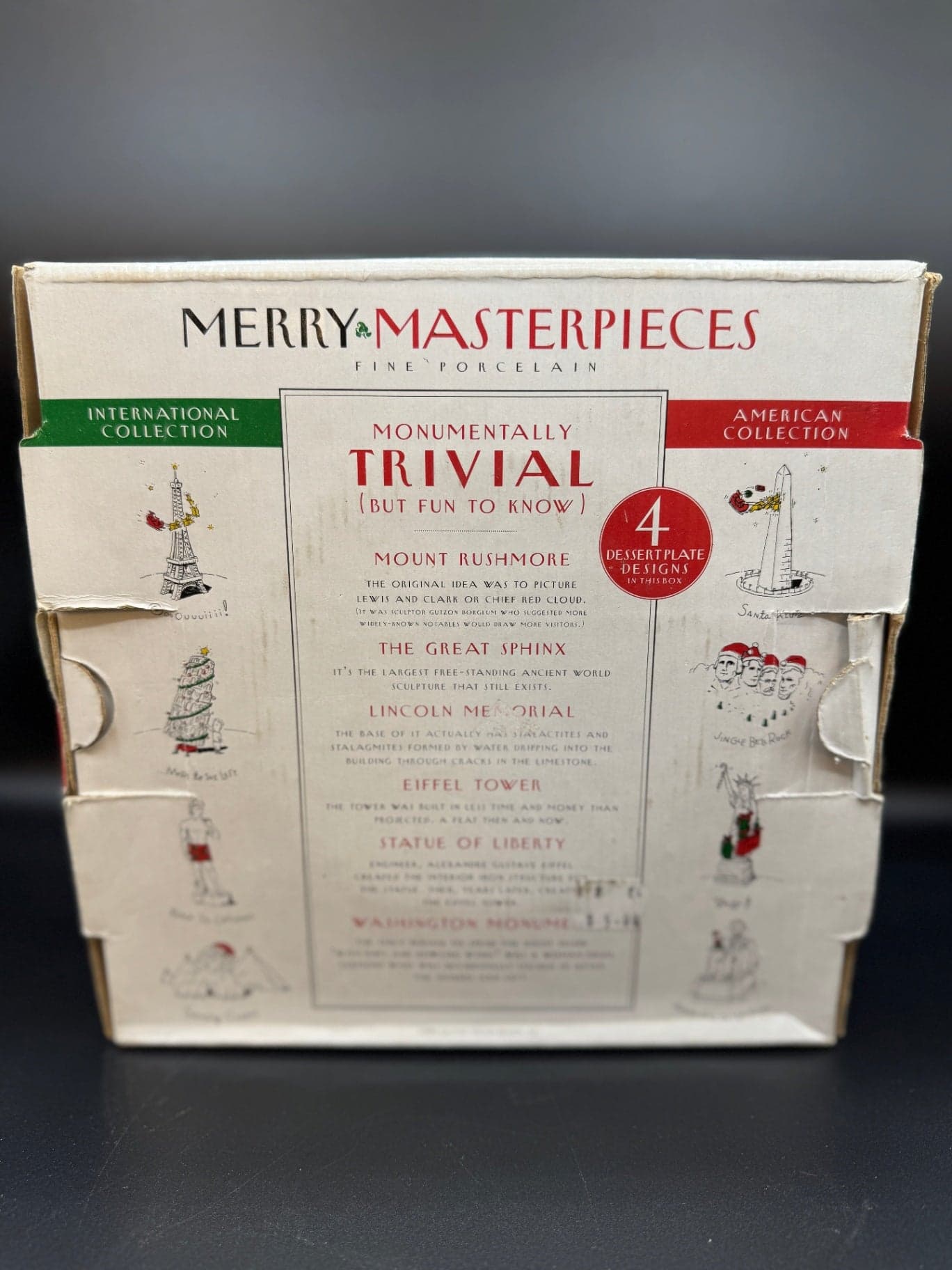 Merry Masterpieces Dessert Plates NIB - Thumbnail 3