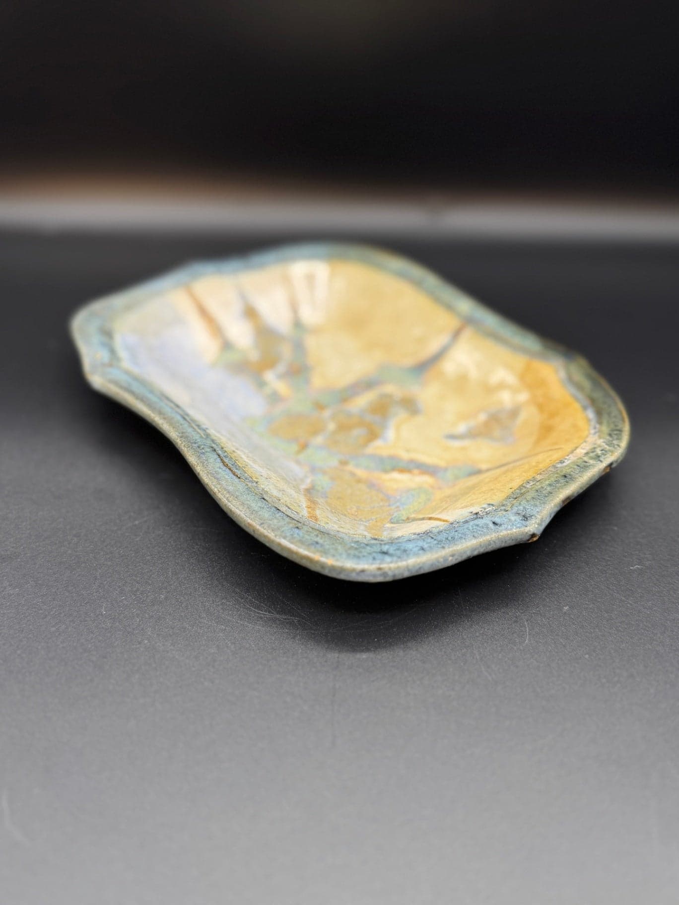 Signed Studio Pottery Trinket Dish - Thumbnail 6