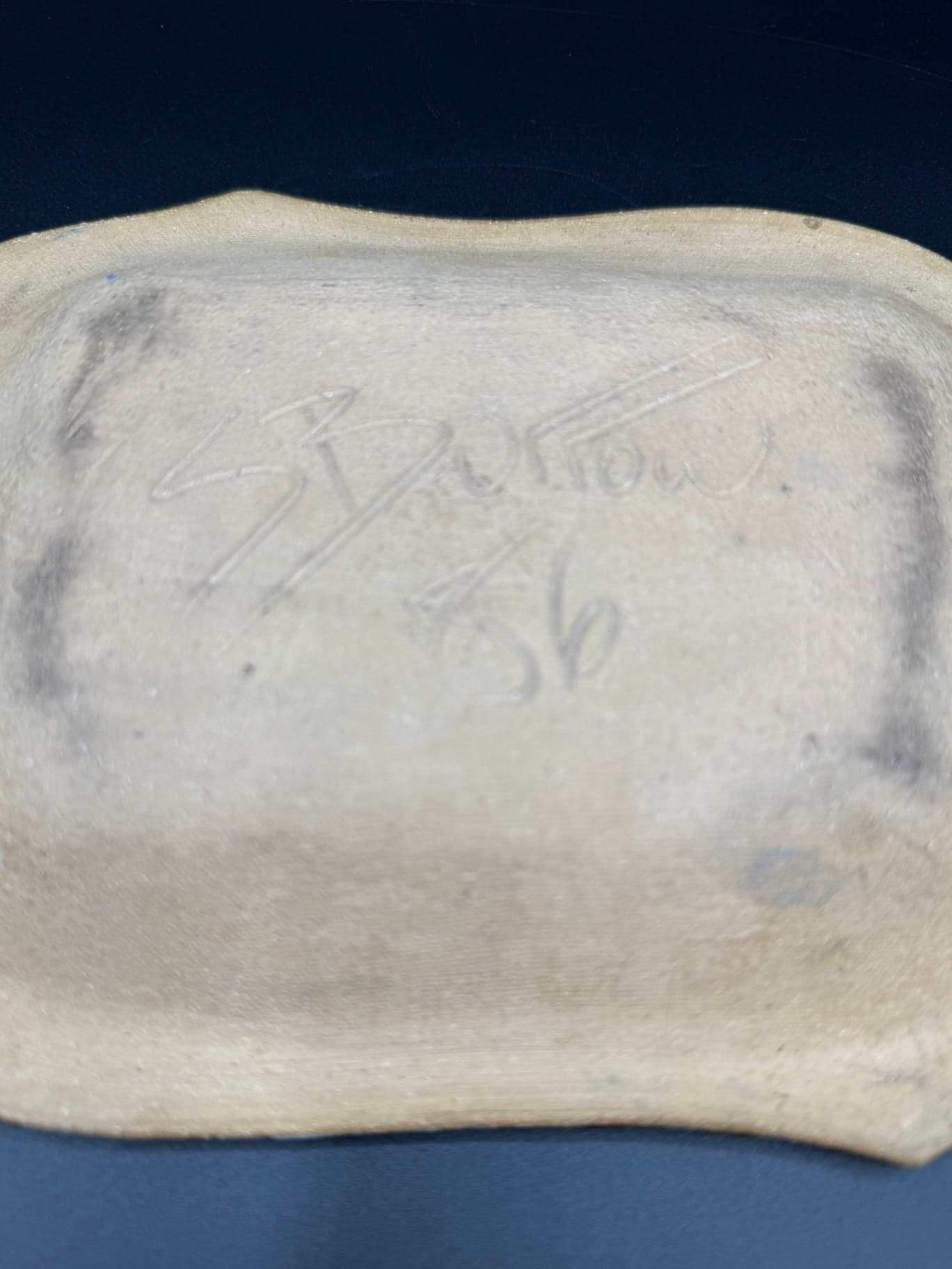 Signed Studio Pottery Trinket Dish - Thumbnail 9