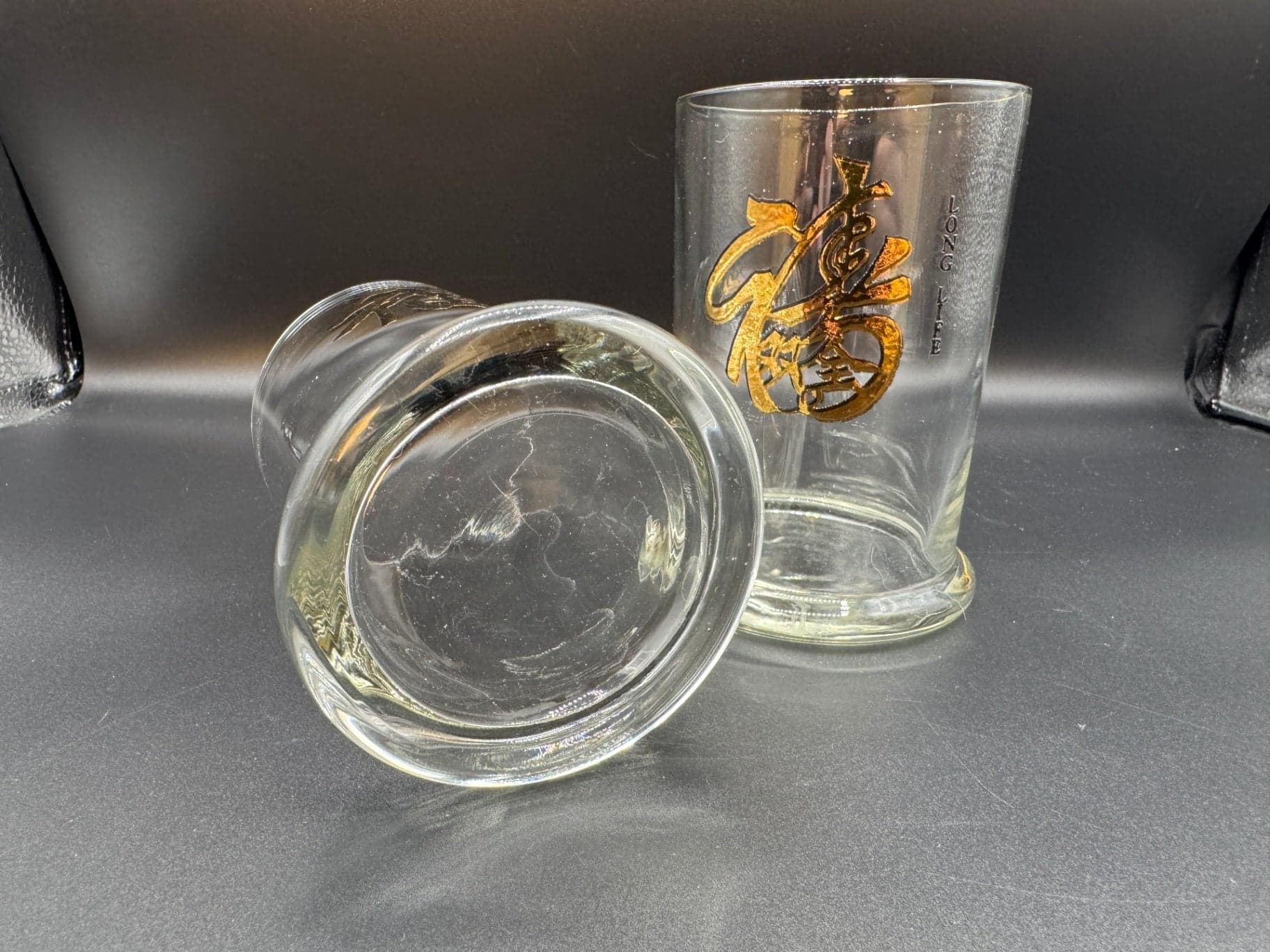 1960's Cera Glass Lowball Glass Pair - Thumbnail 8