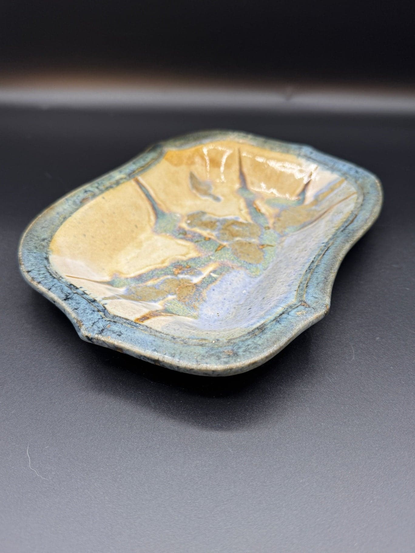 Signed Studio Pottery Trinket Dish - Thumbnail 3