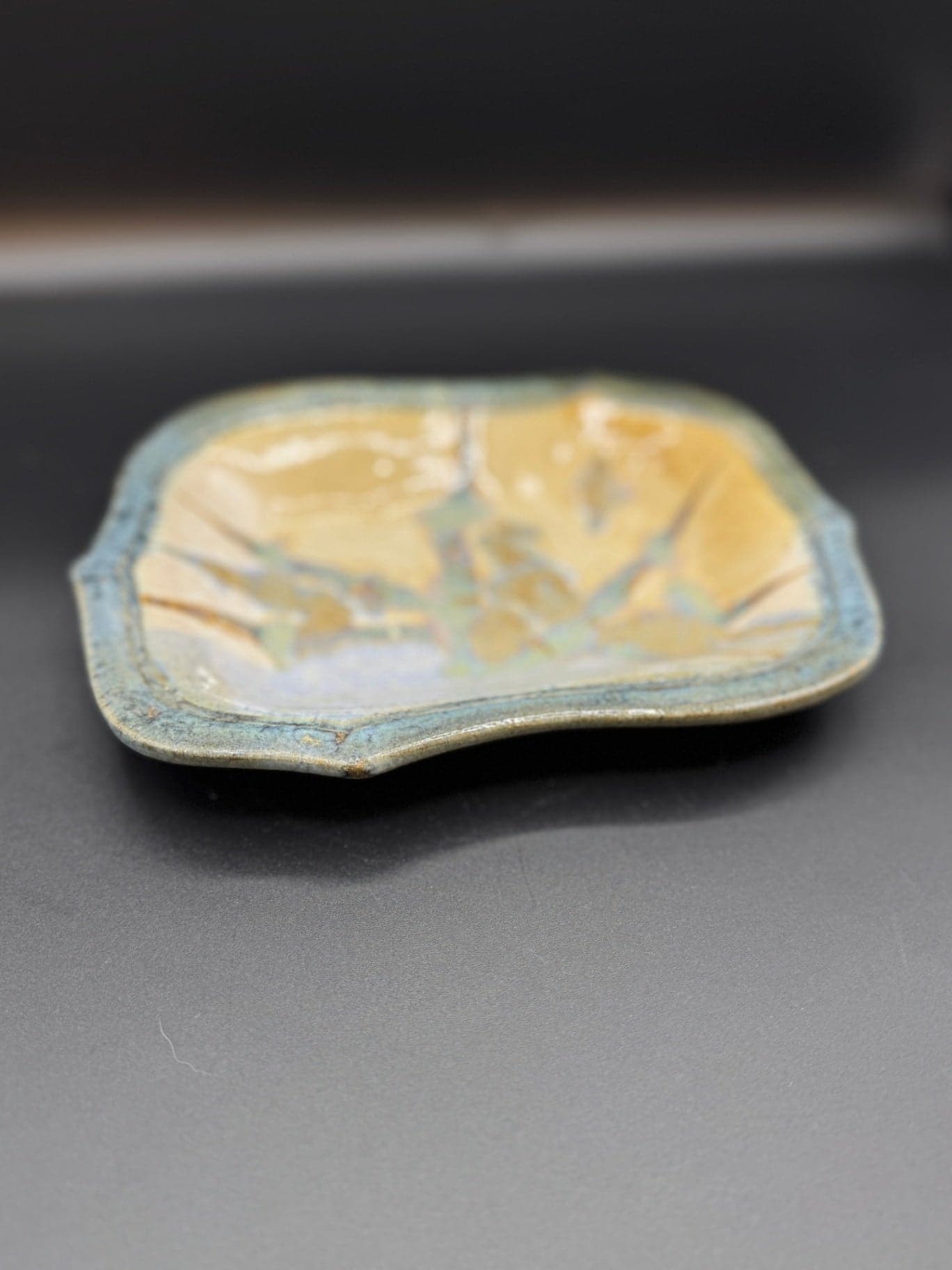 Signed Studio Pottery Trinket Dish - Image 1
