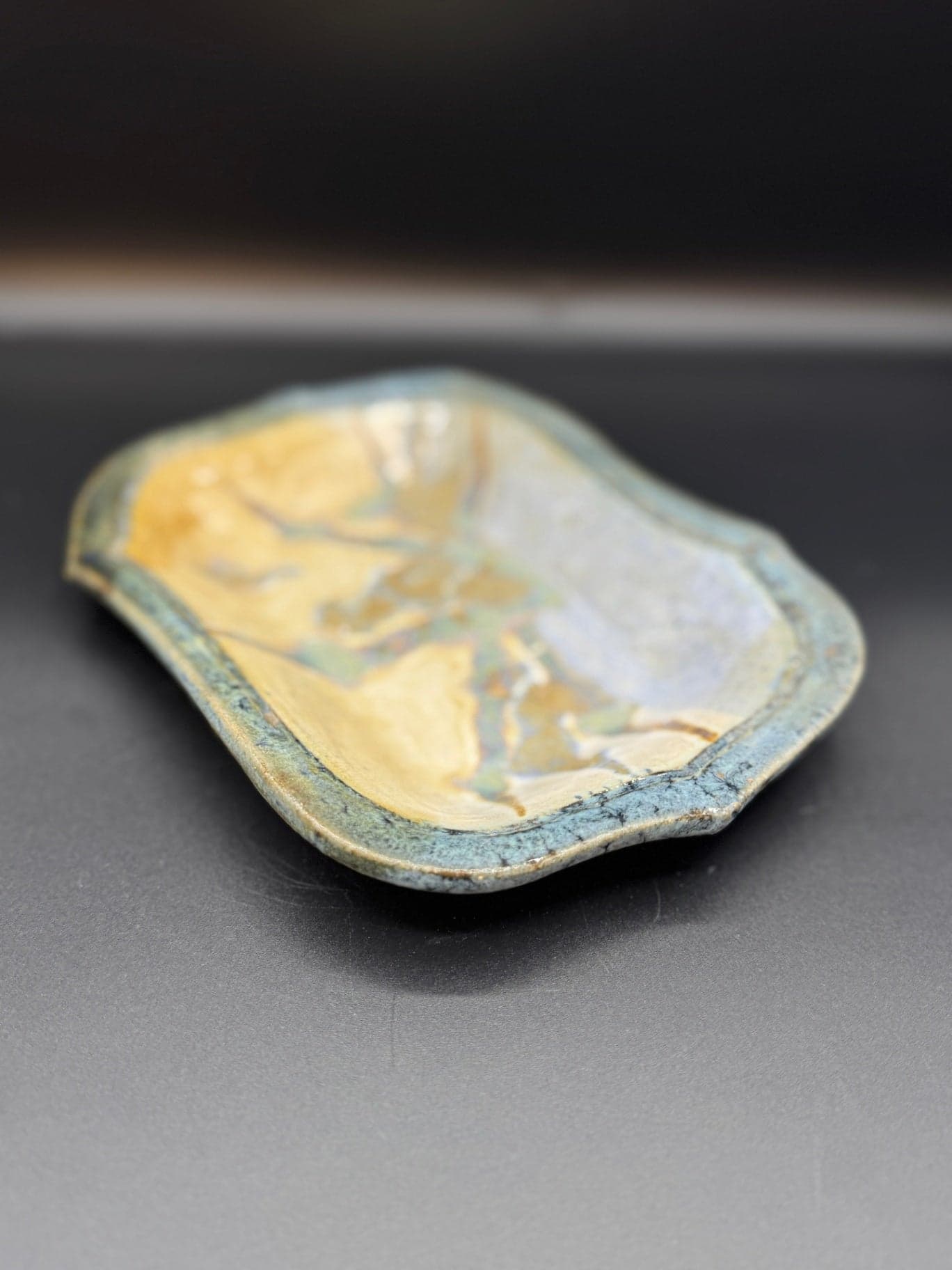 Signed Studio Pottery Trinket Dish - Thumbnail 4