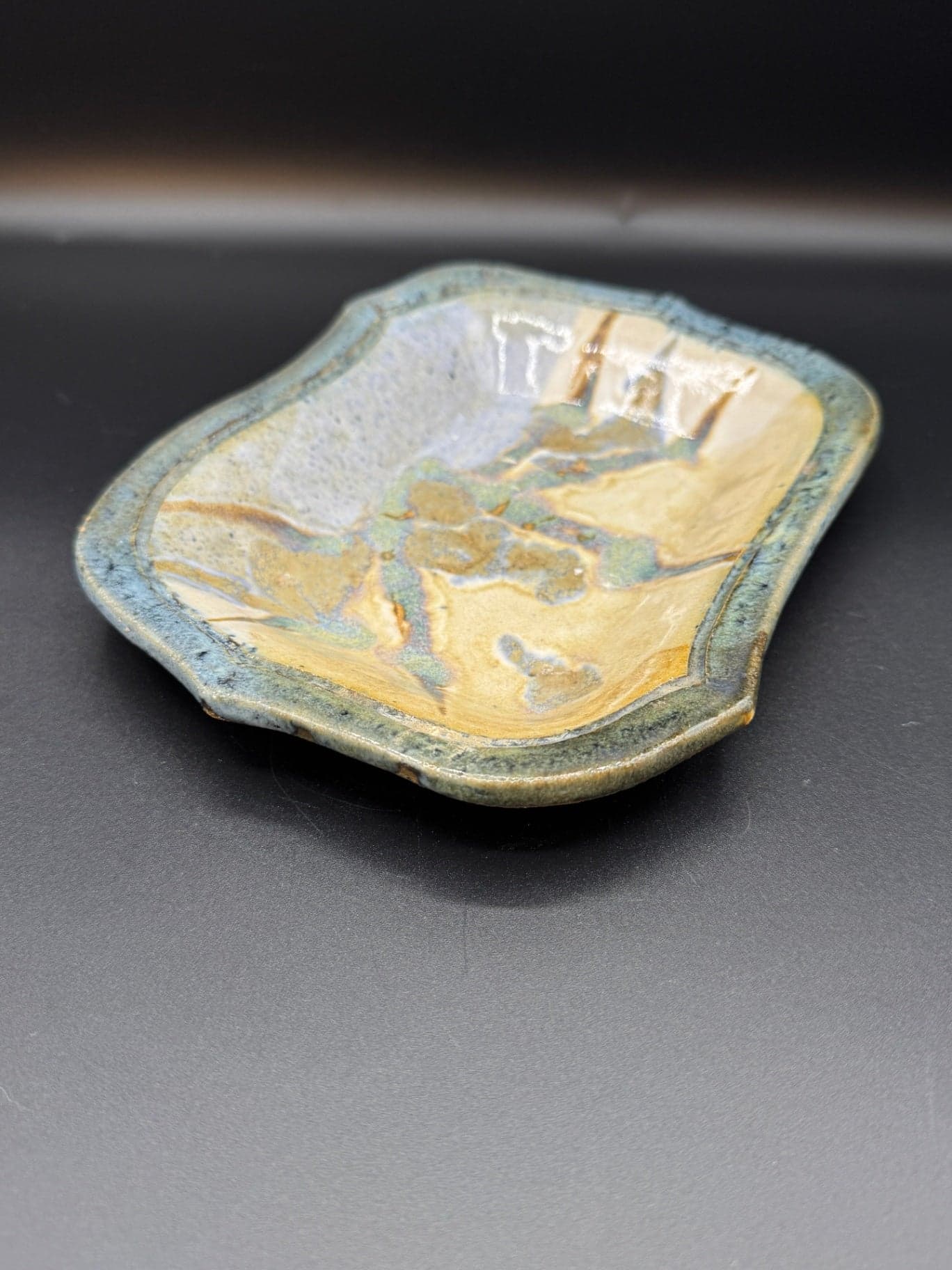 Signed Studio Pottery Trinket Dish - Thumbnail 5