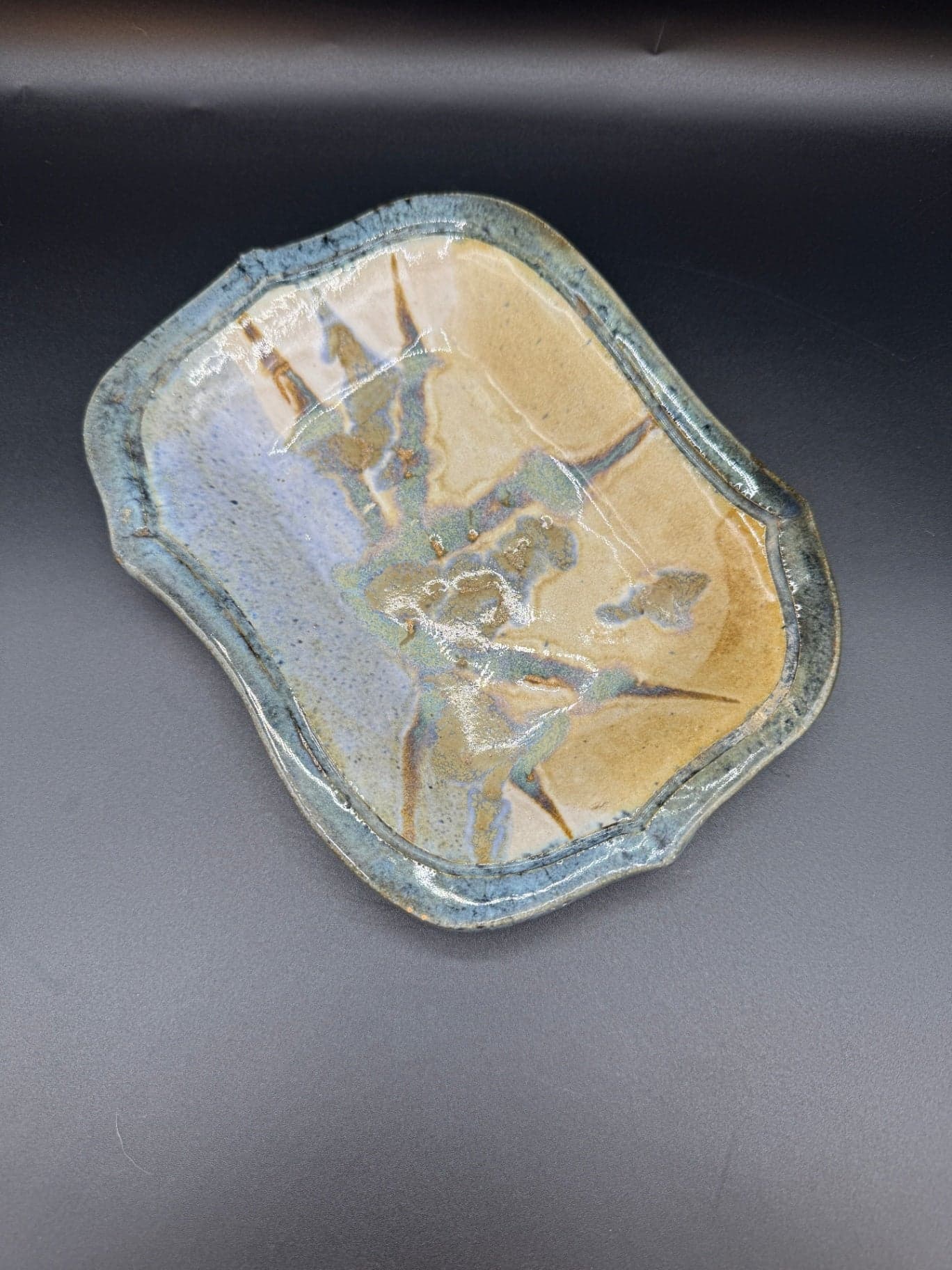 Signed Studio Pottery Trinket Dish - Thumbnail 7