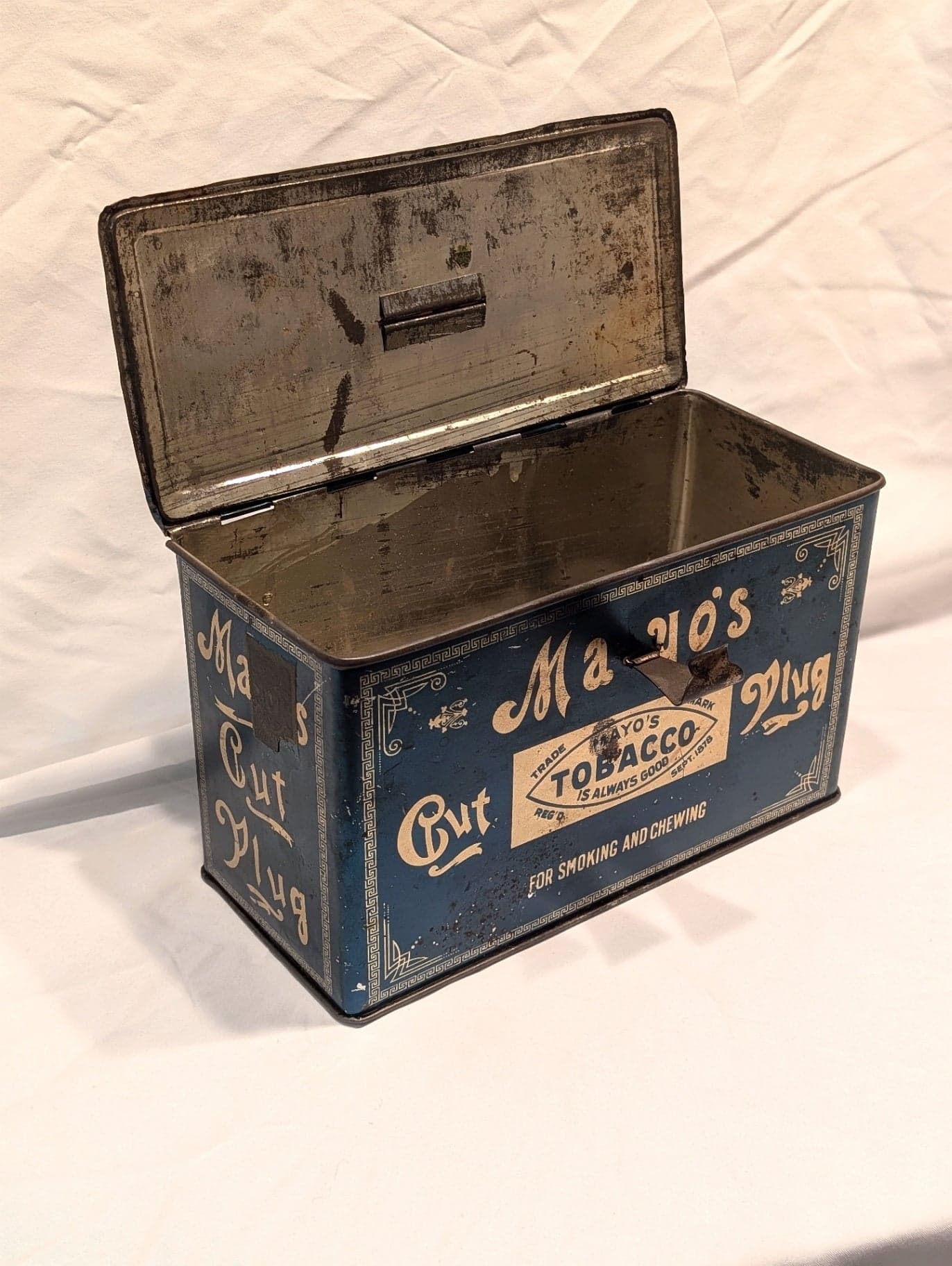 Vintage Mayo Tobacco Tin - Thumbnail 4