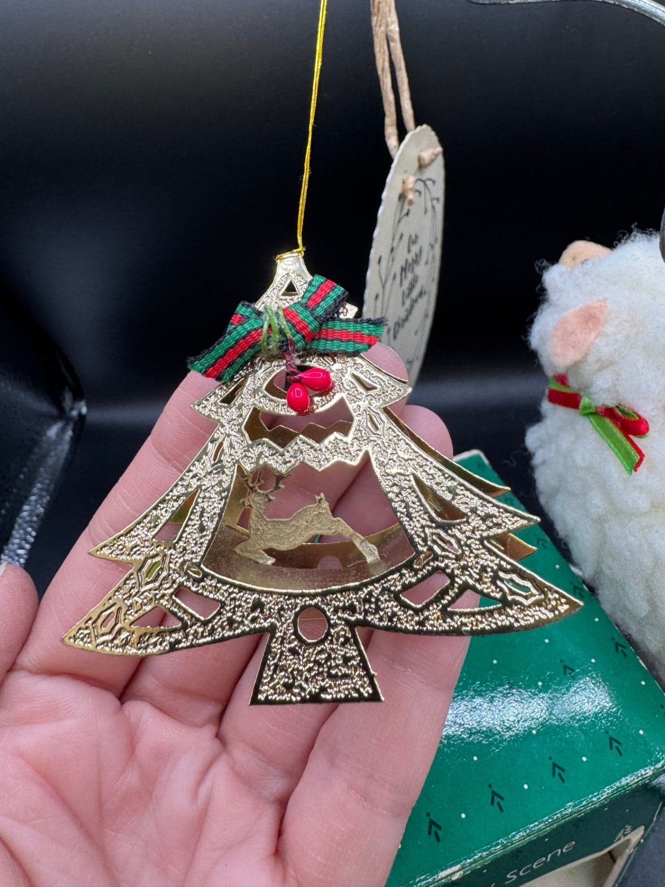 Brass & White Asst. Ornament Lot - Thumbnail 4