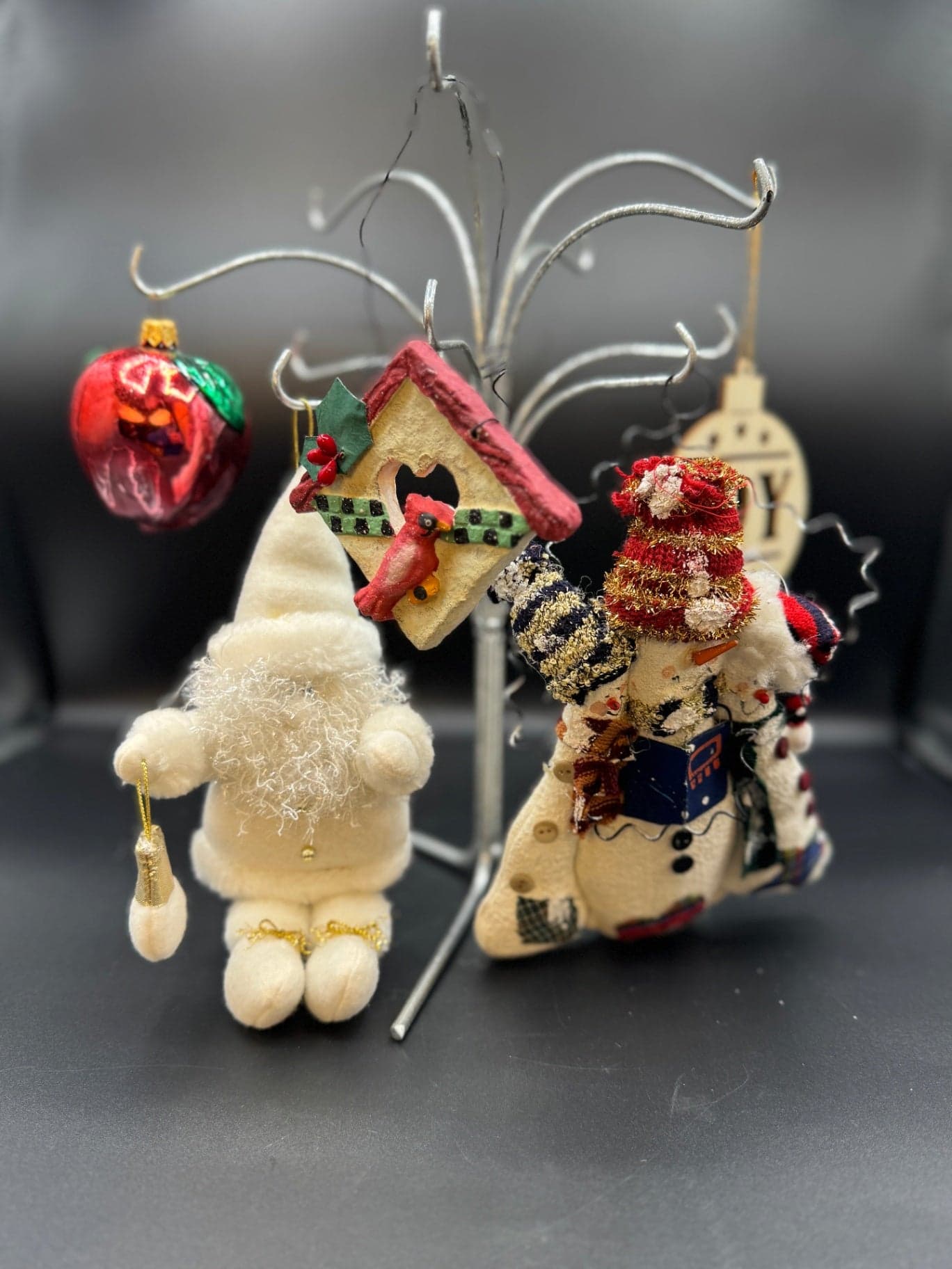 White & Red Asst. Ornament Lot - Image 1