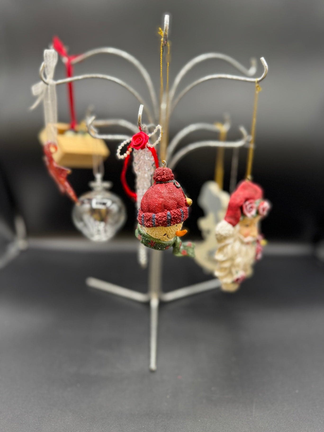 Red & White Asst. Ornament Lot - Image 1