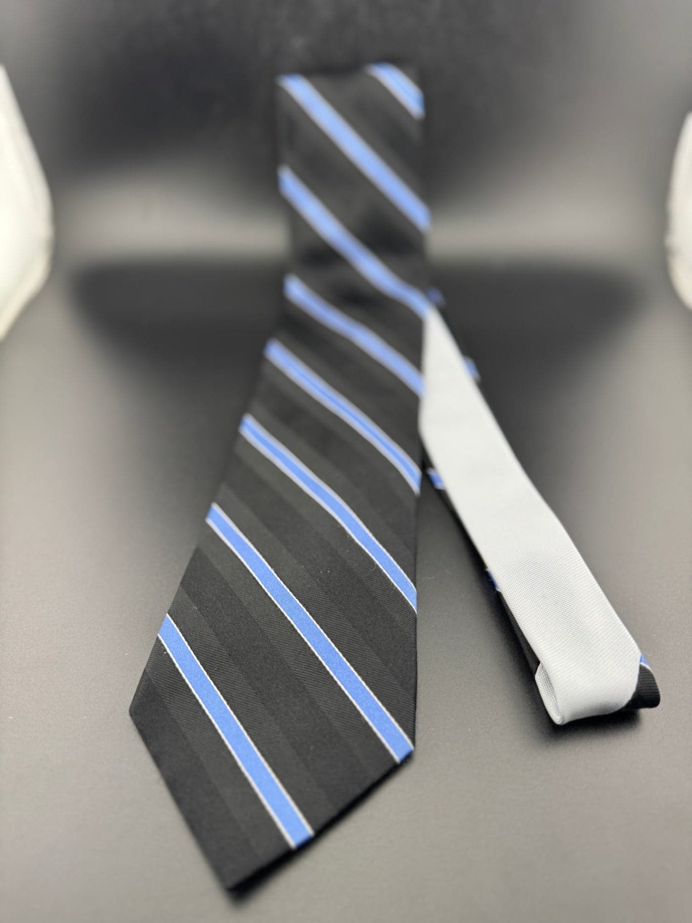 Classic BL & LT Blue Tommy Hilfiger Necktie - Thumbnail 11