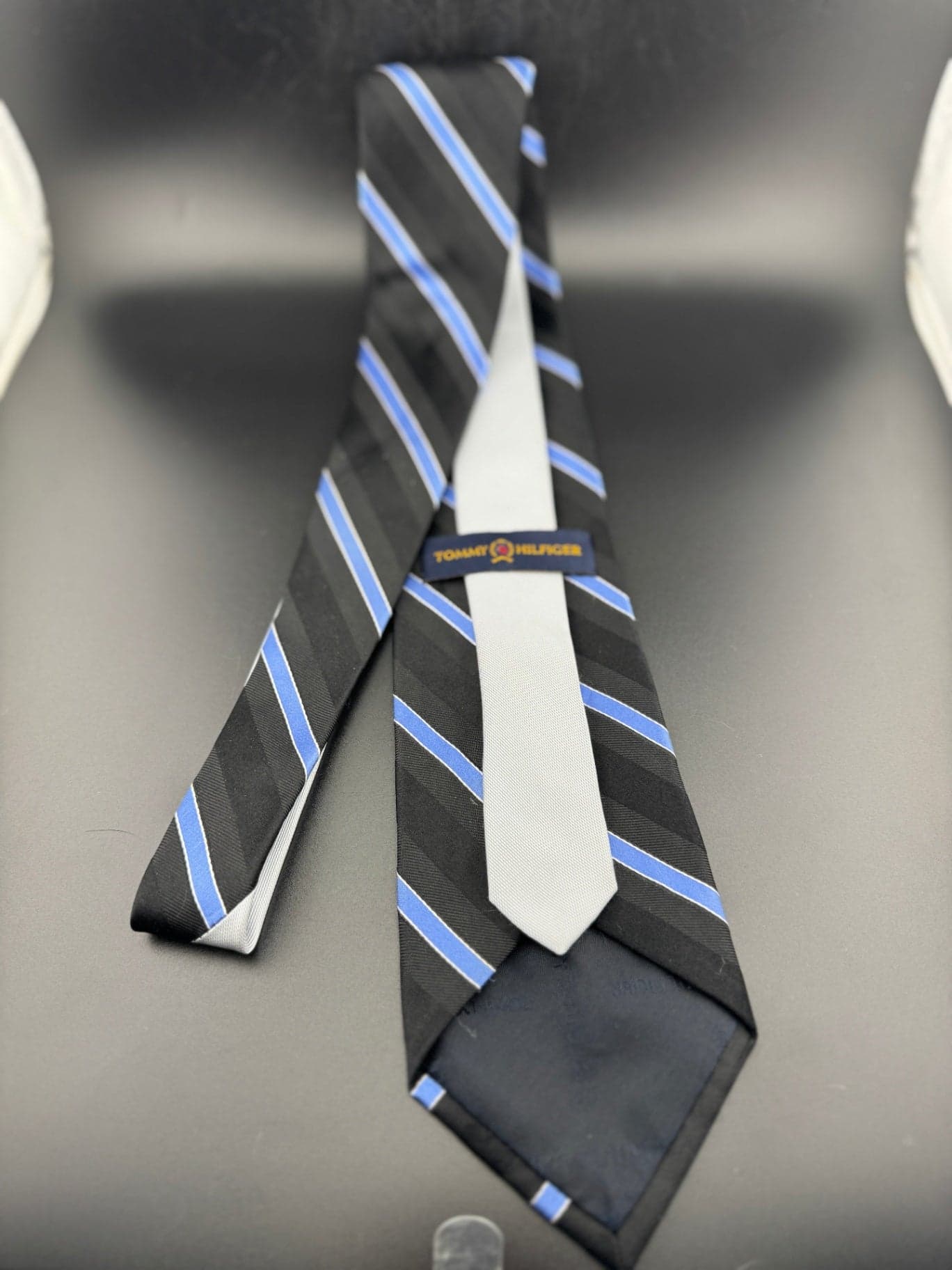 Classic BL & LT Blue Tommy Hilfiger Necktie - Thumbnail 12