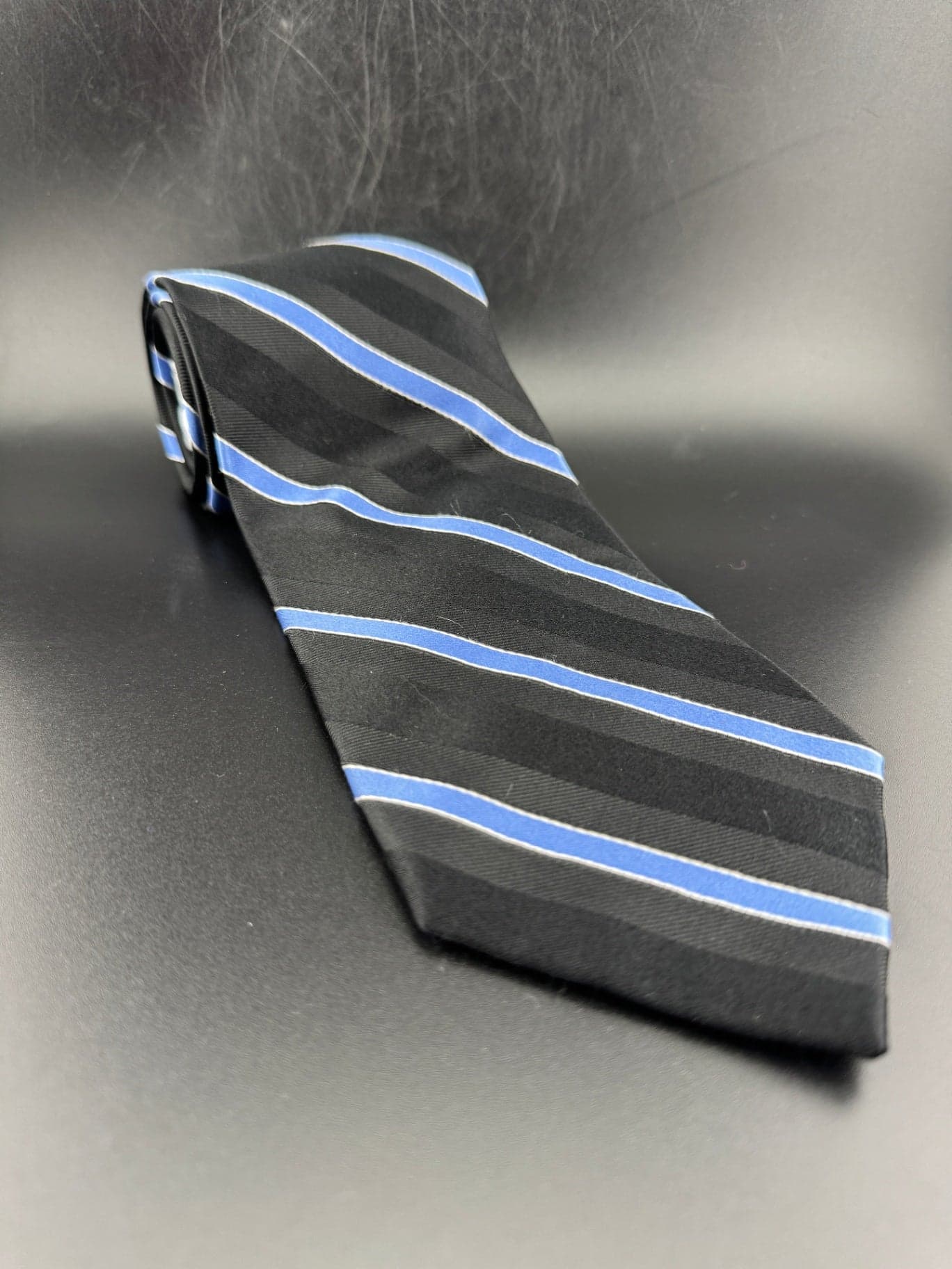 Classic BL & LT Blue Tommy Hilfiger Necktie - Thumbnail 9