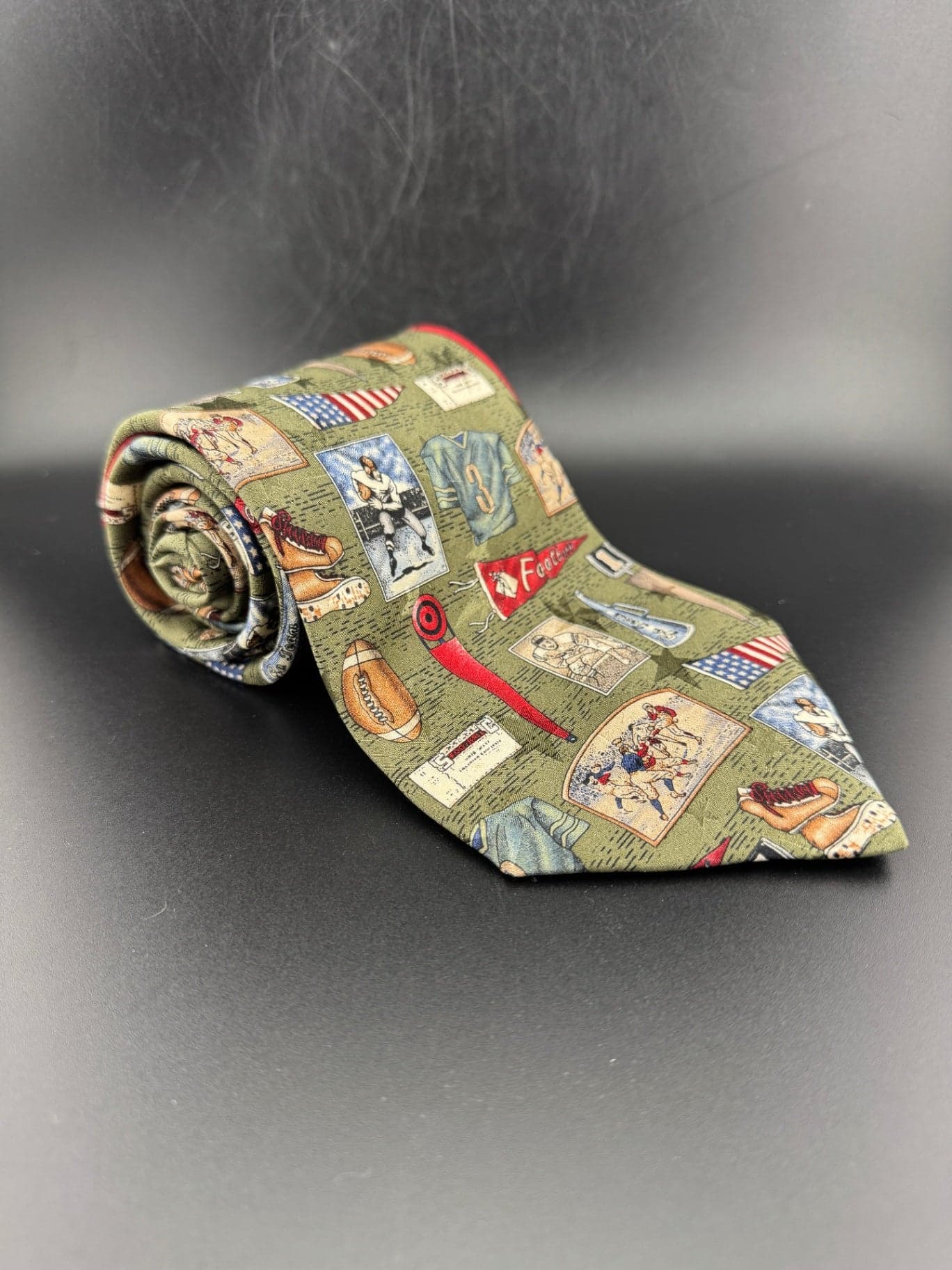 Van Heusen Vintage Football Necktie - Thumbnail 8