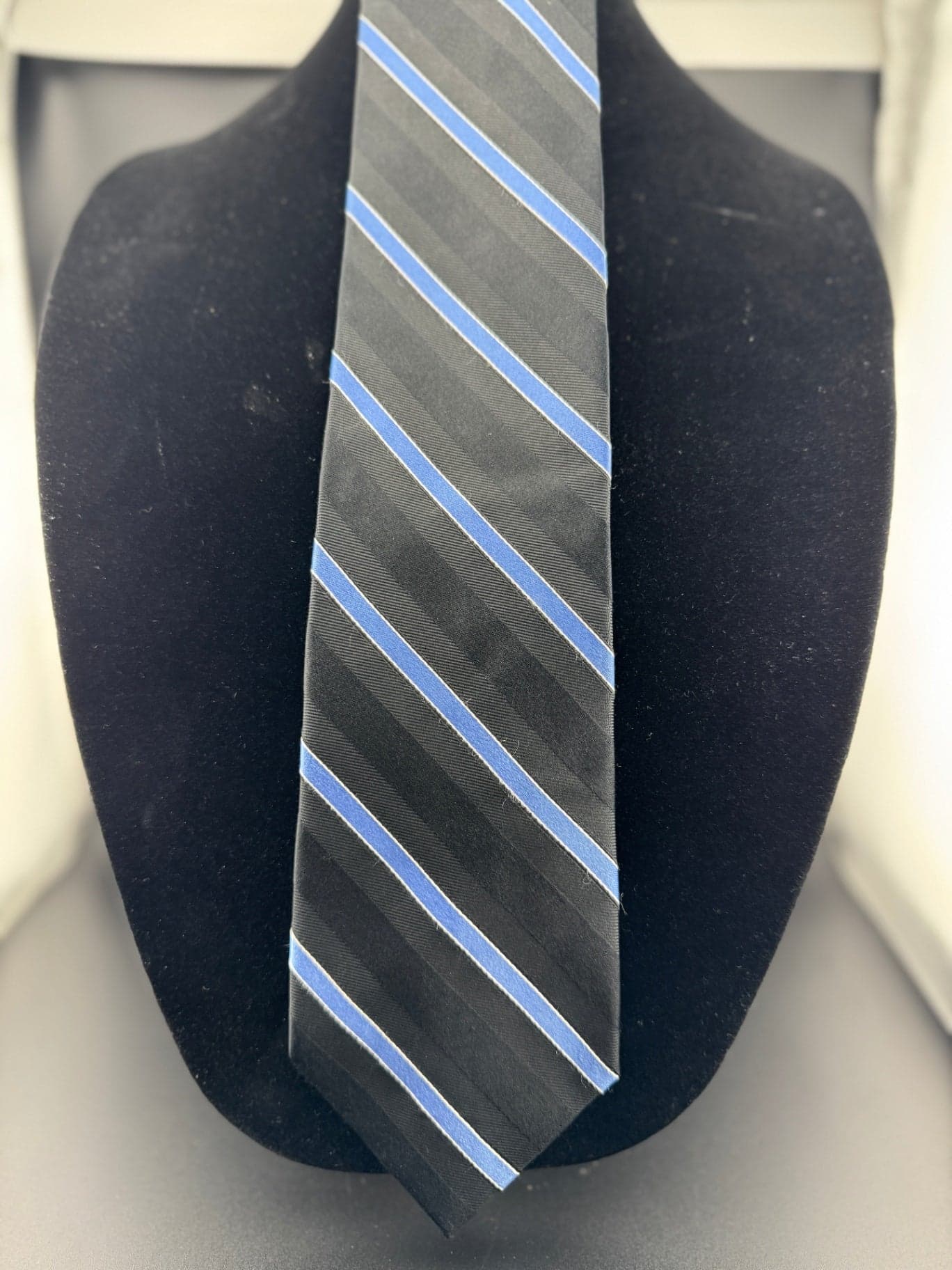 Classic BL & LT Blue Tommy Hilfiger Necktie - Image 1