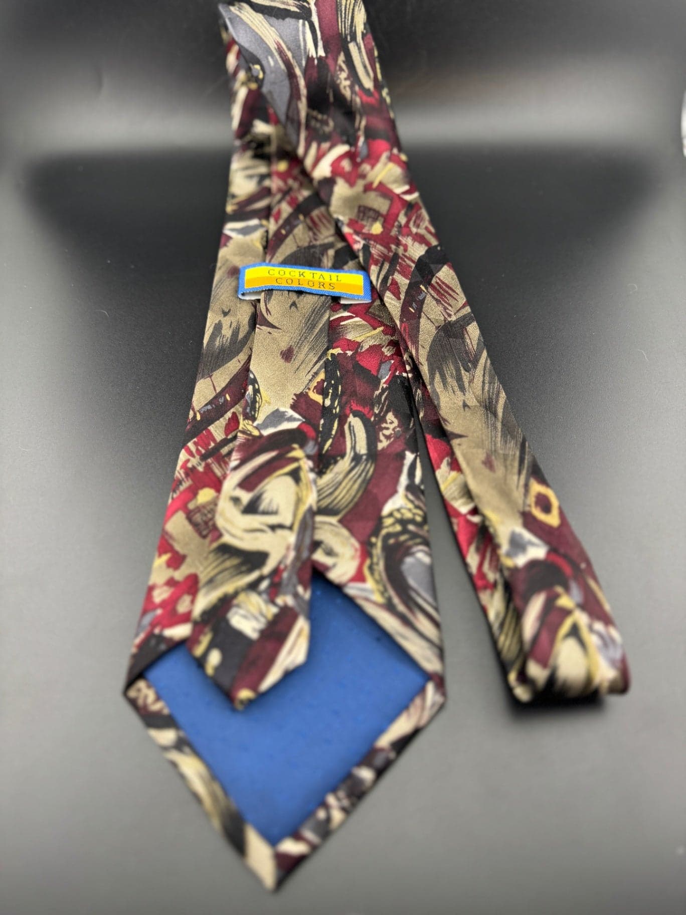 Vintage Cocktail Colors Necktie - Thumbnail 7
