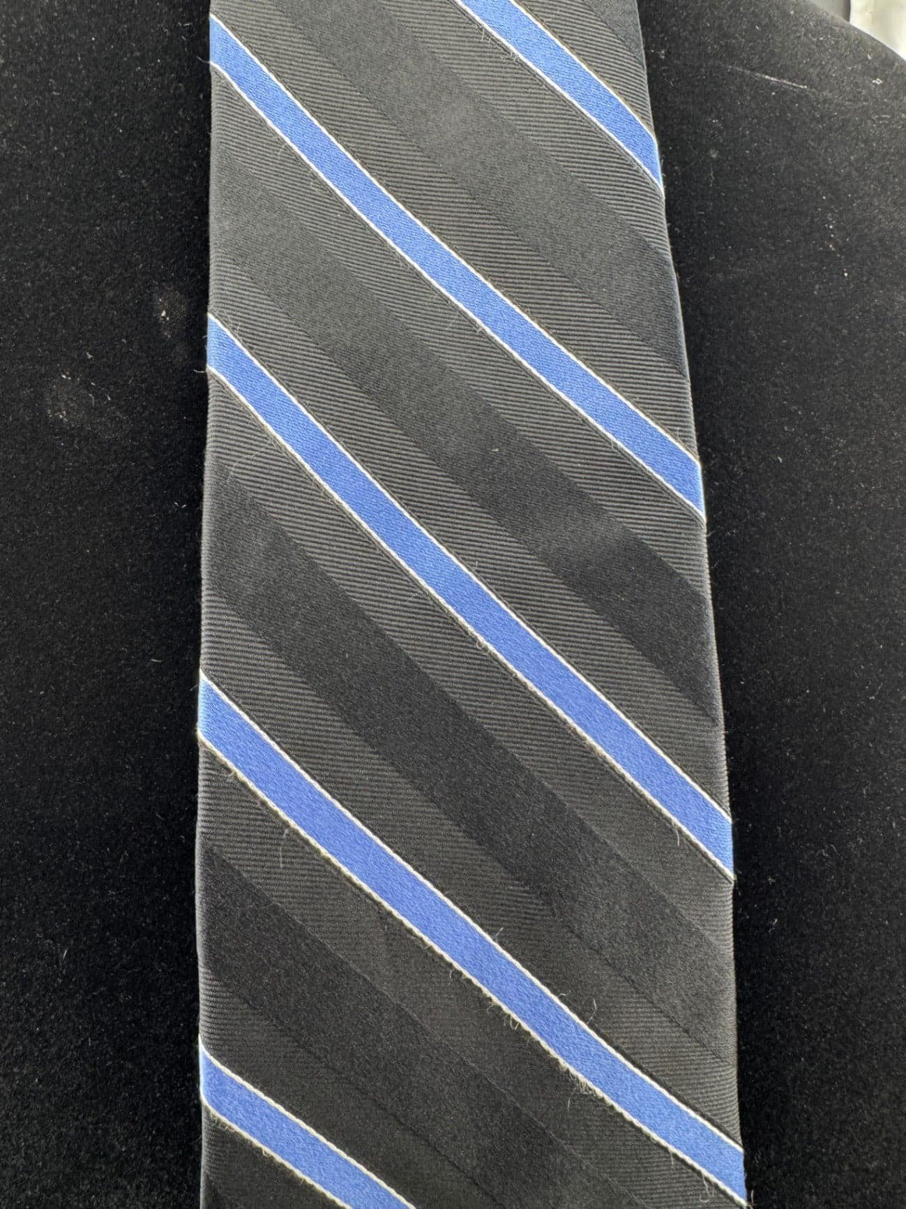 Classic BL & LT Blue Tommy Hilfiger Necktie - Thumbnail 3