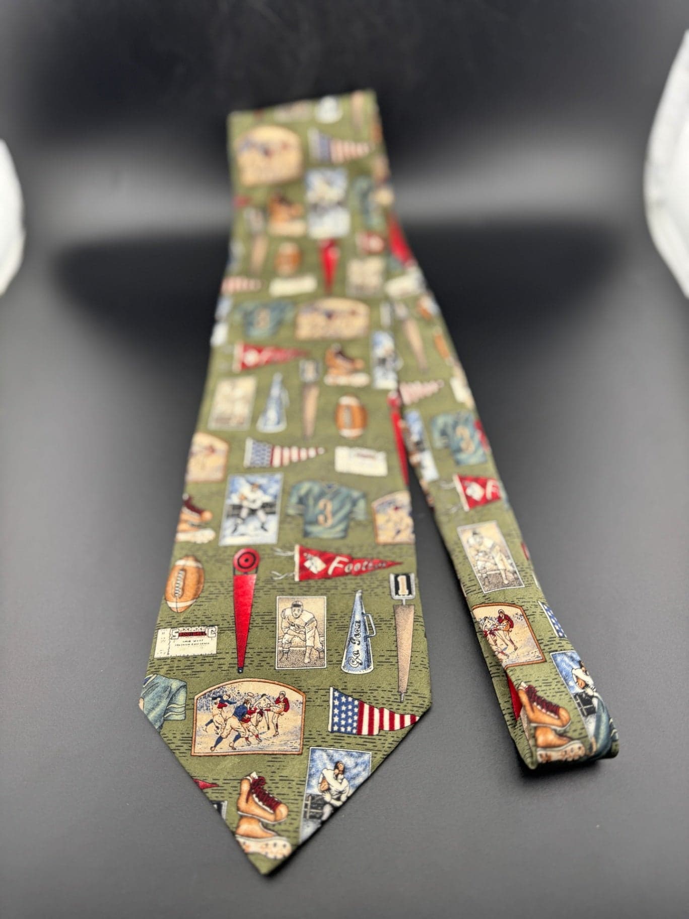 Van Heusen Vintage Football Necktie - Thumbnail 9