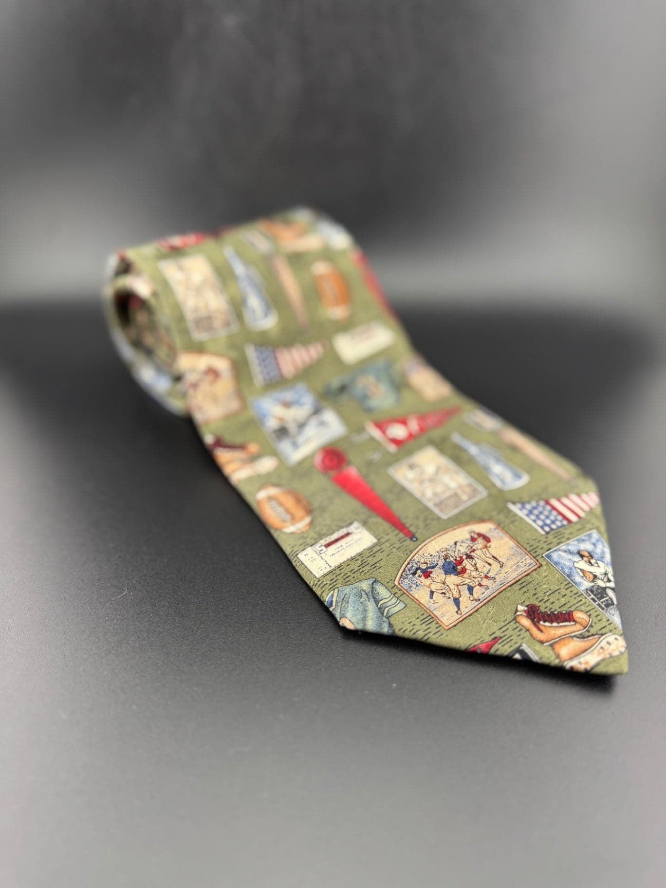 Van Heusen Vintage Football Necktie - Thumbnail 7