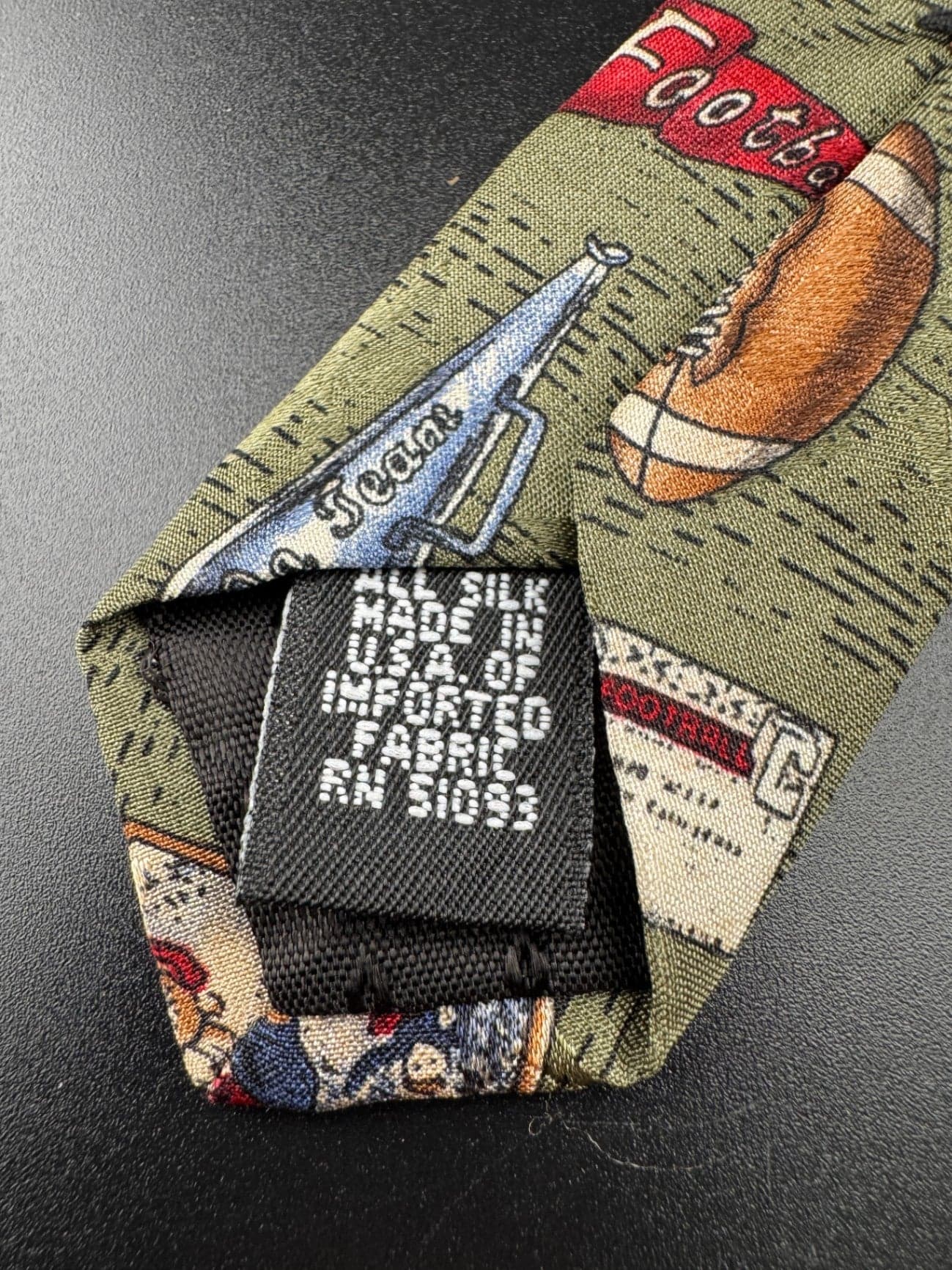 Van Heusen Vintage Football Necktie - Thumbnail 6