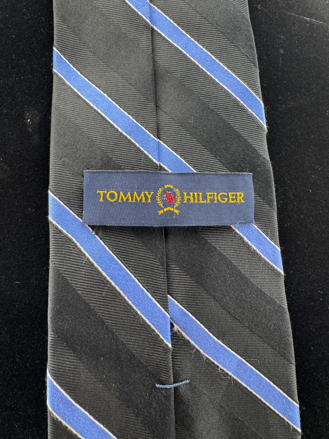 Classic BL & LT Blue Tommy Hilfiger Necktie - Thumbnail 5