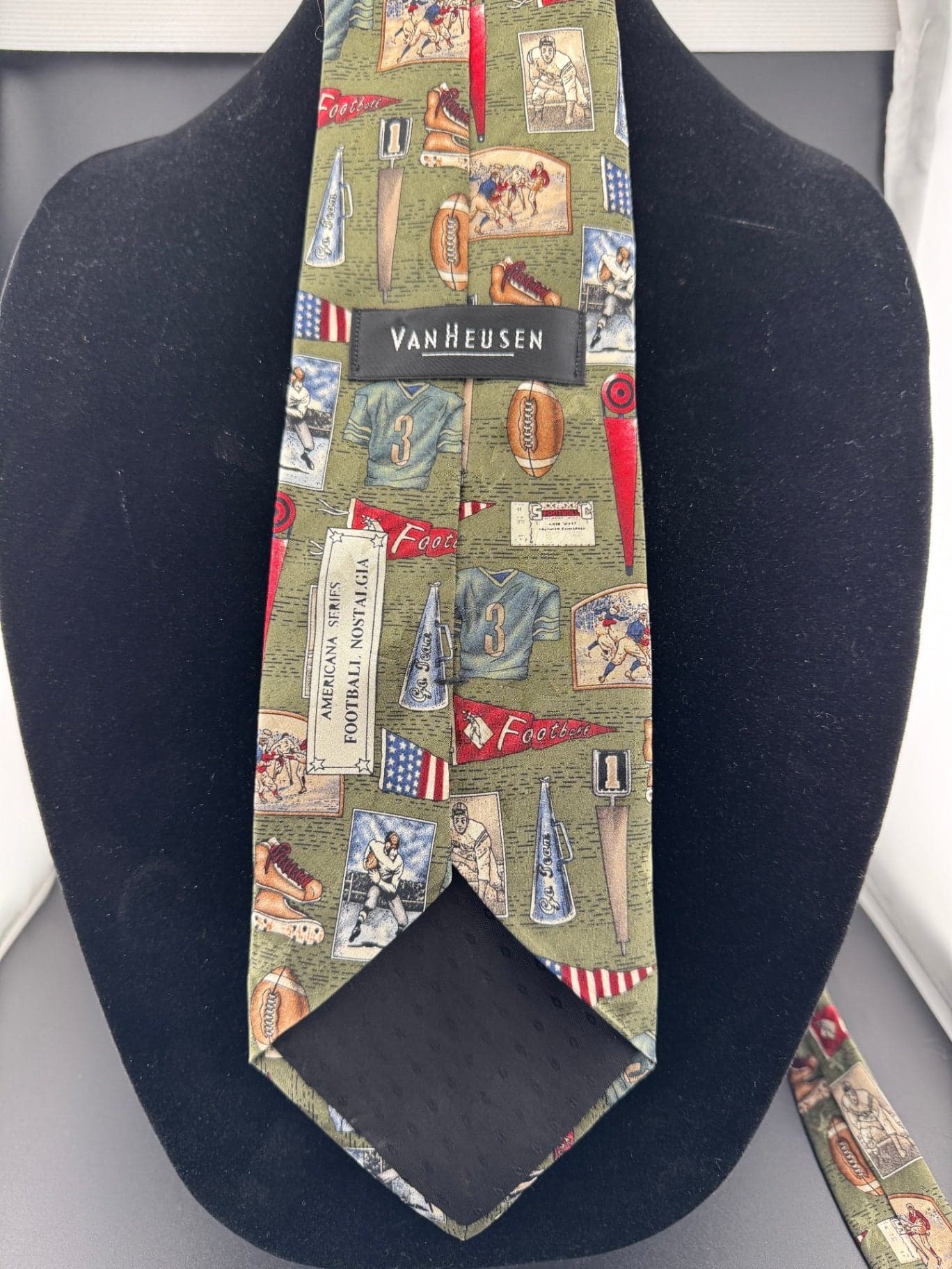 Van Heusen Vintage Football Necktie - Thumbnail 4