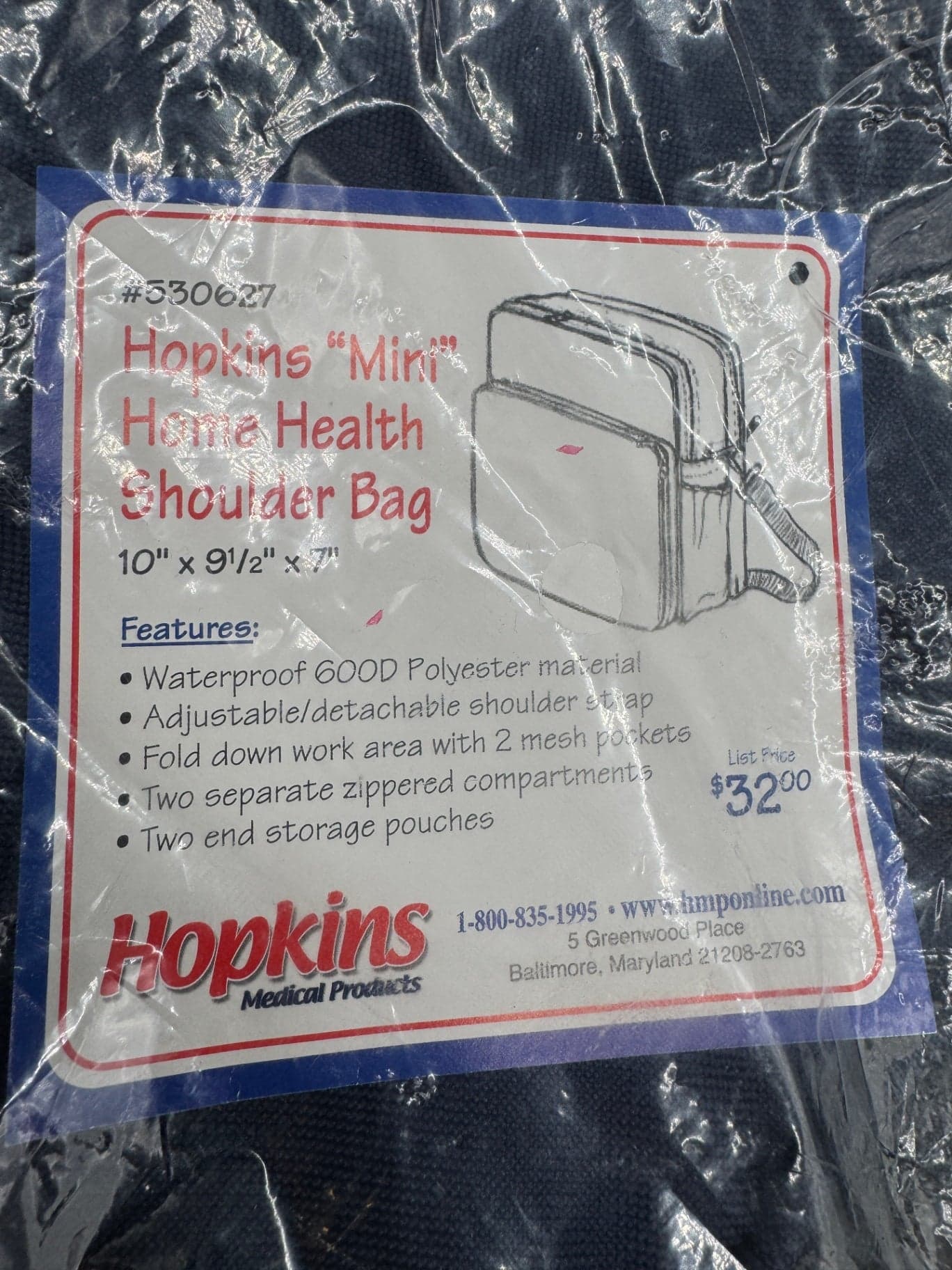 Hopkins Home Health Bag NIB - Image 1