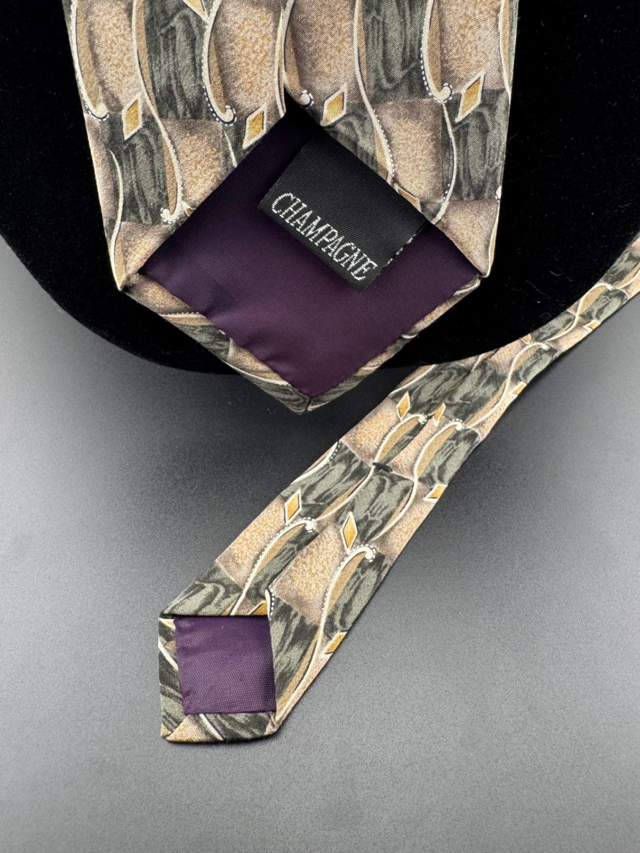 Cocktail Collection Necktie, Champagne - Thumbnail 7