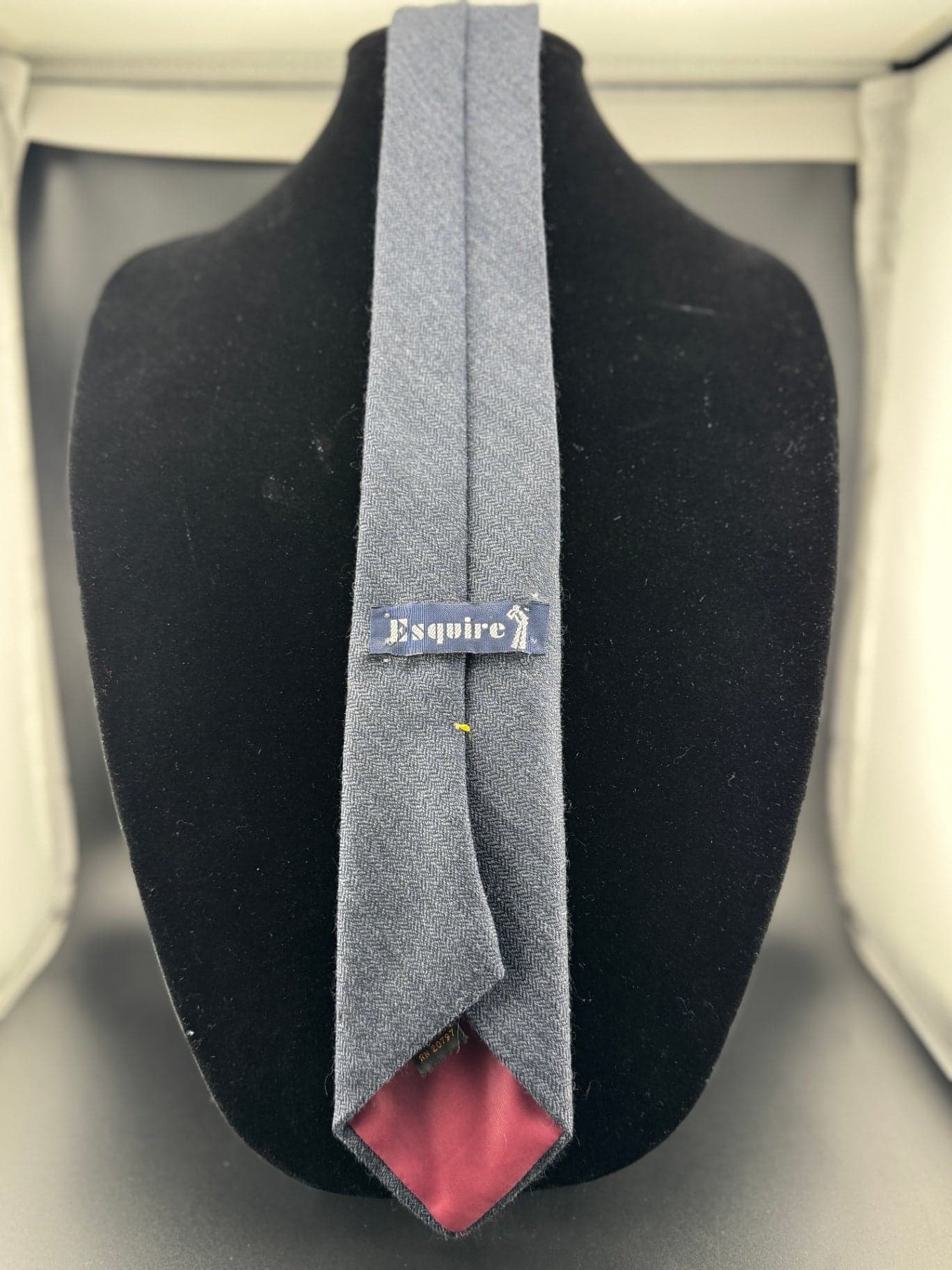 Vintage Esquire Wool Blend Necktie - Thumbnail 4
