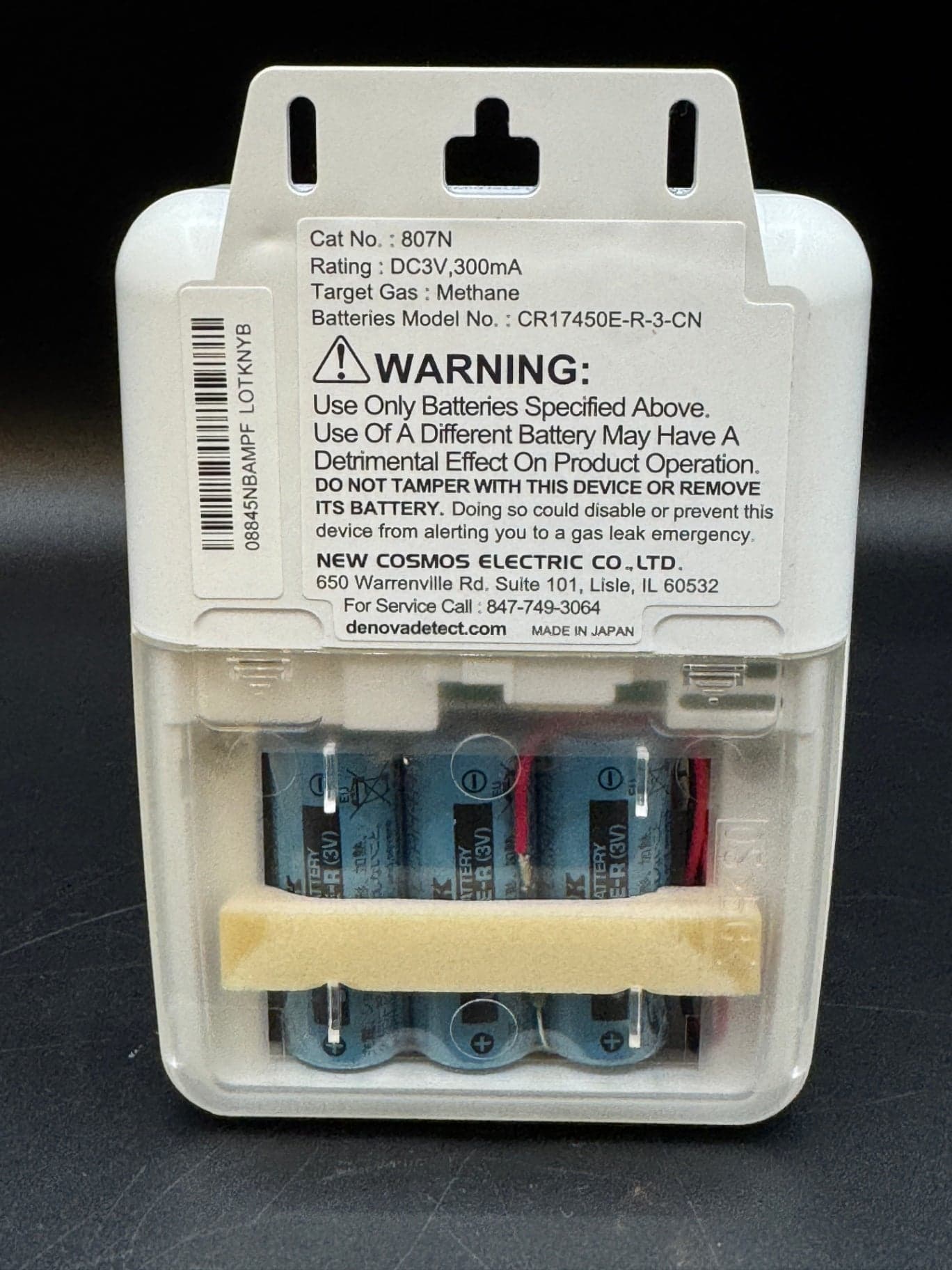 DeNova ML-330 Natural Gas Alarm - Thumbnail 8