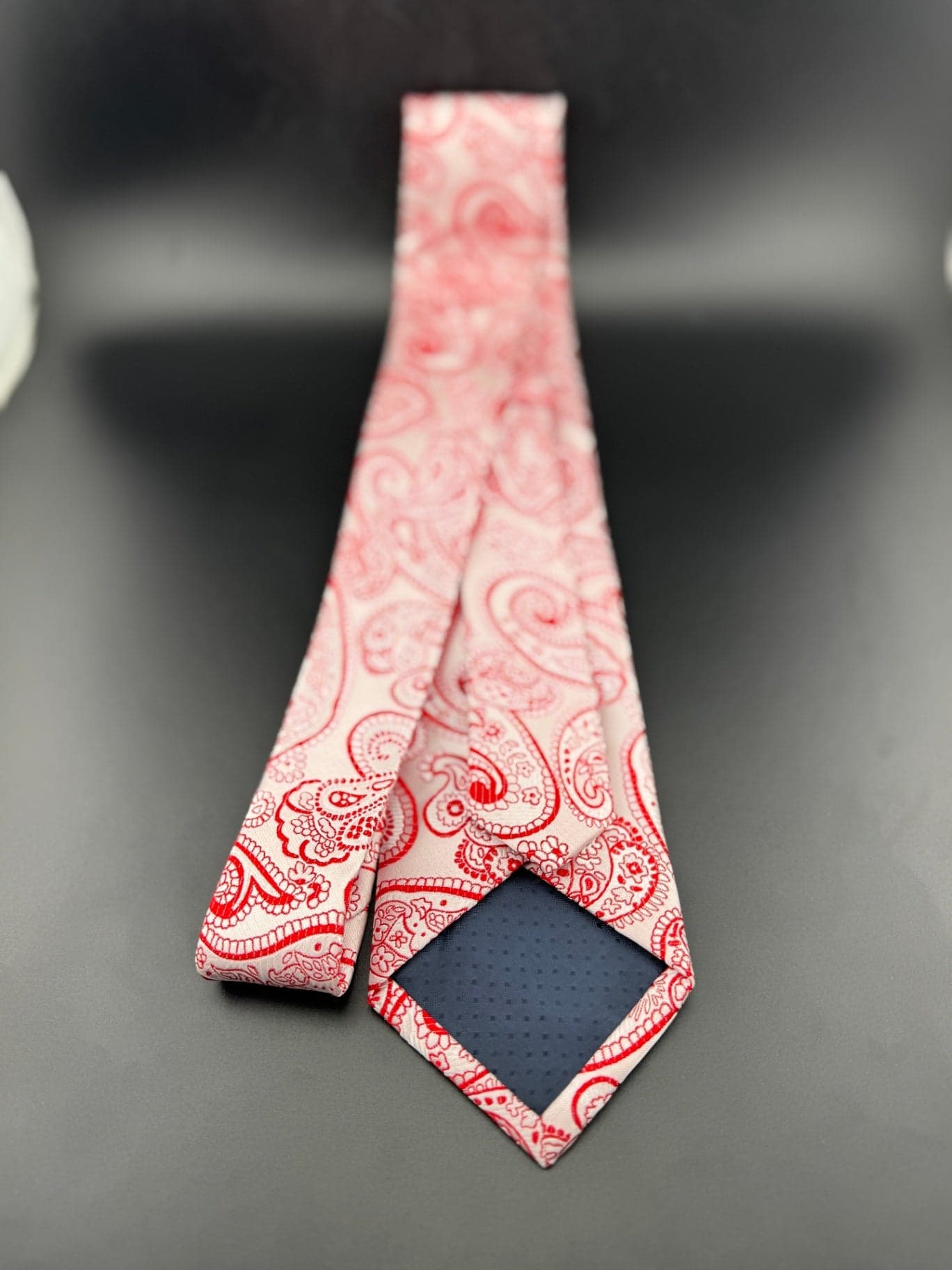 Pink & Red Paisley Necktie - Thumbnail 9