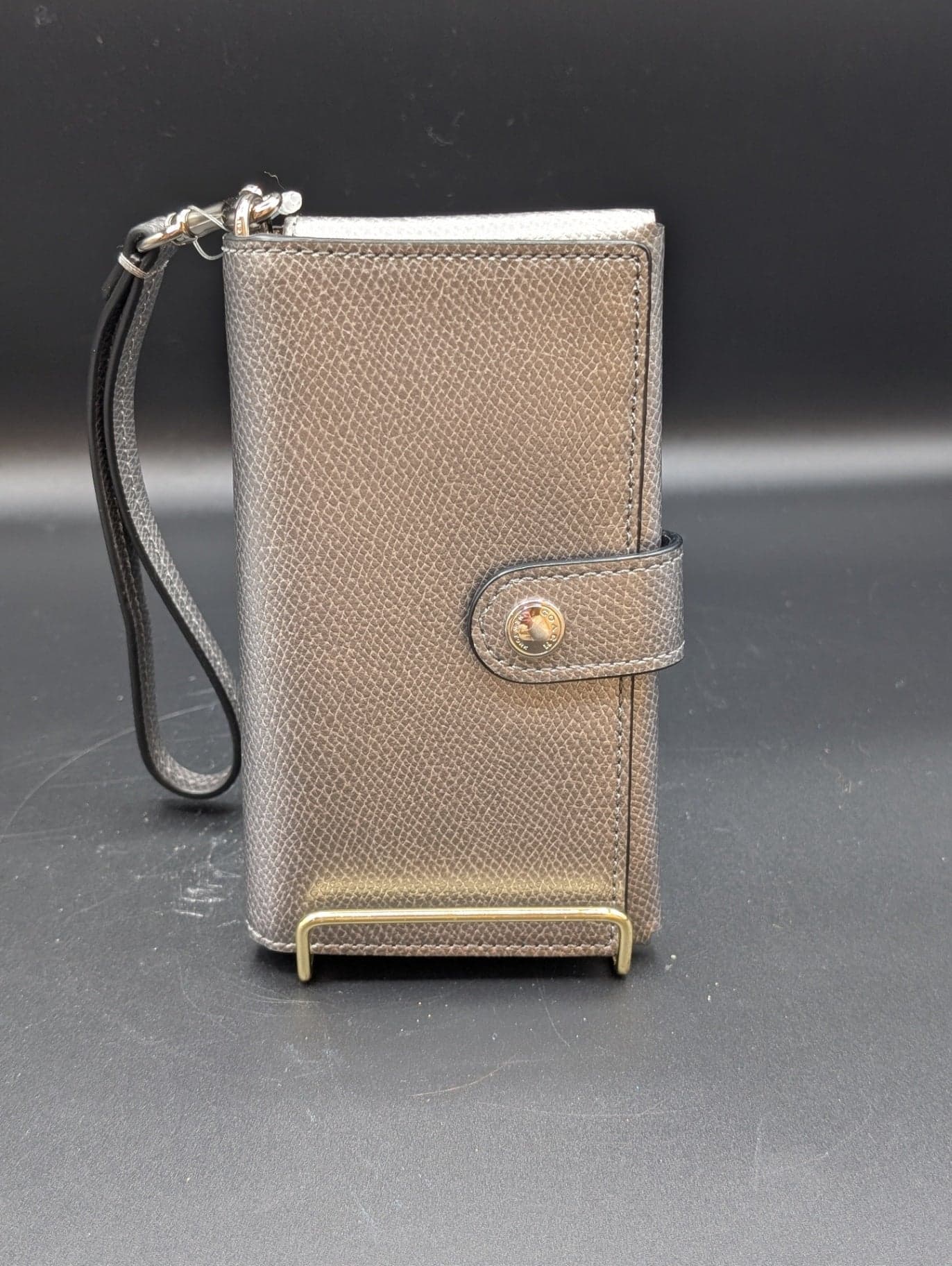 Coach Silver Phone Wallet - Image 1