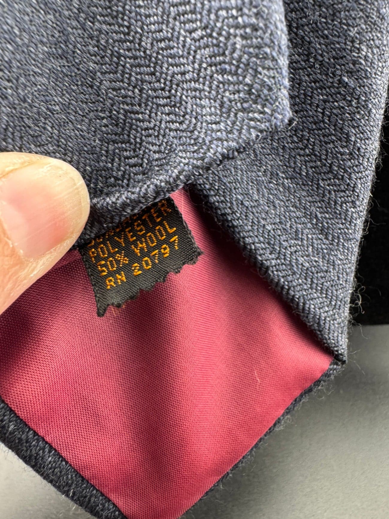 Vintage Esquire Wool Blend Necktie - Thumbnail 6