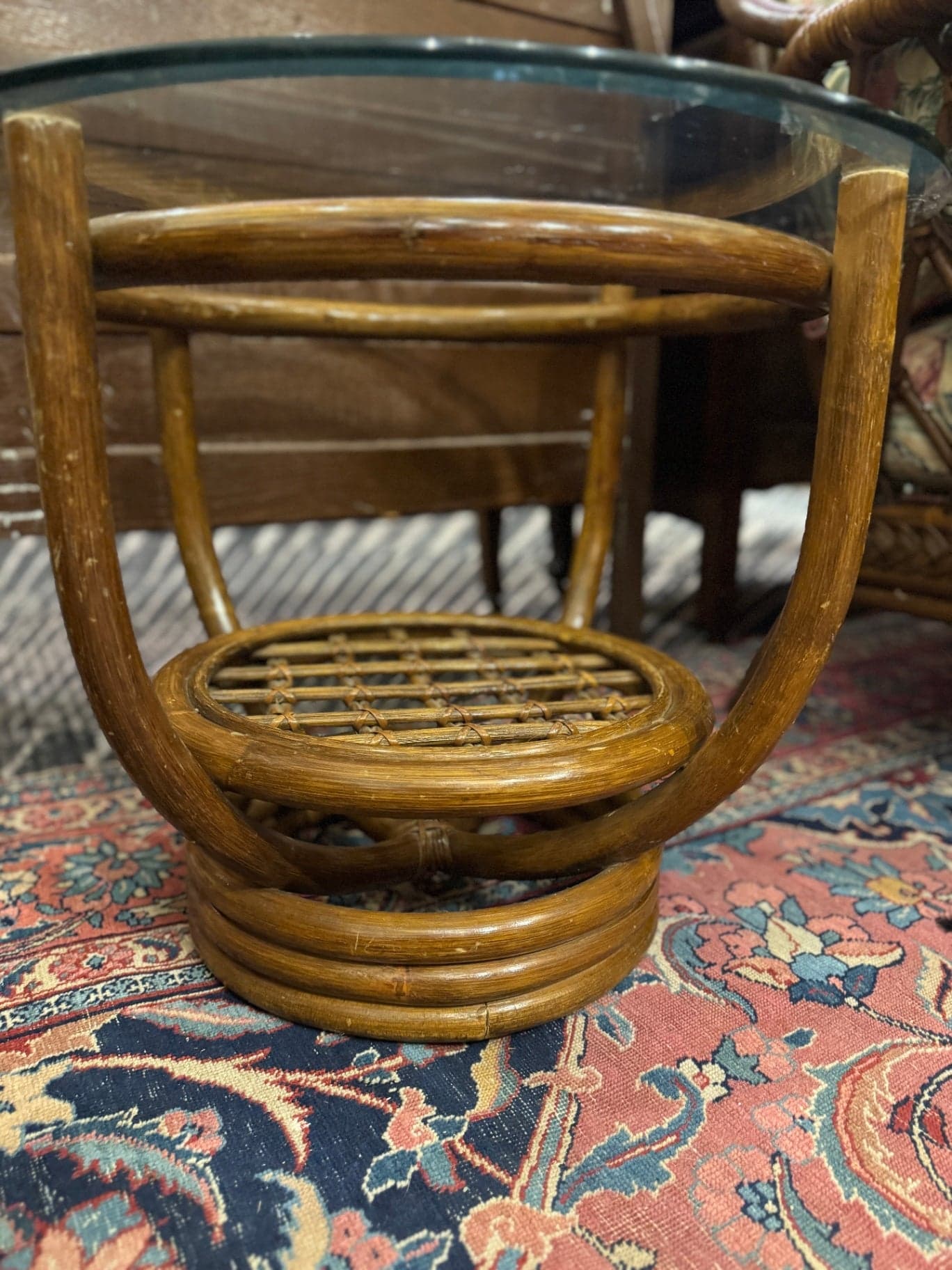 Bench Craft Rattan Side Table - Thumbnail 2