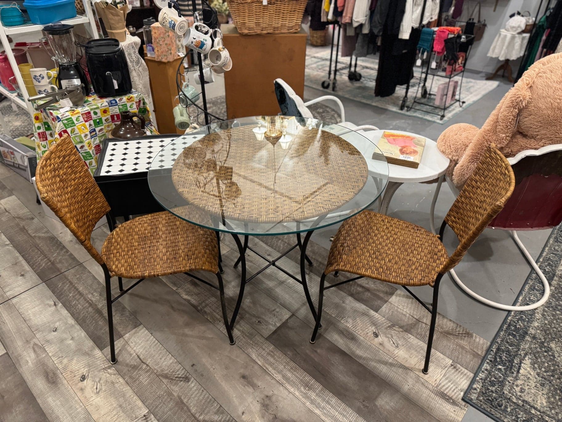 3-Piece Wicker Bistro Set - Image 1