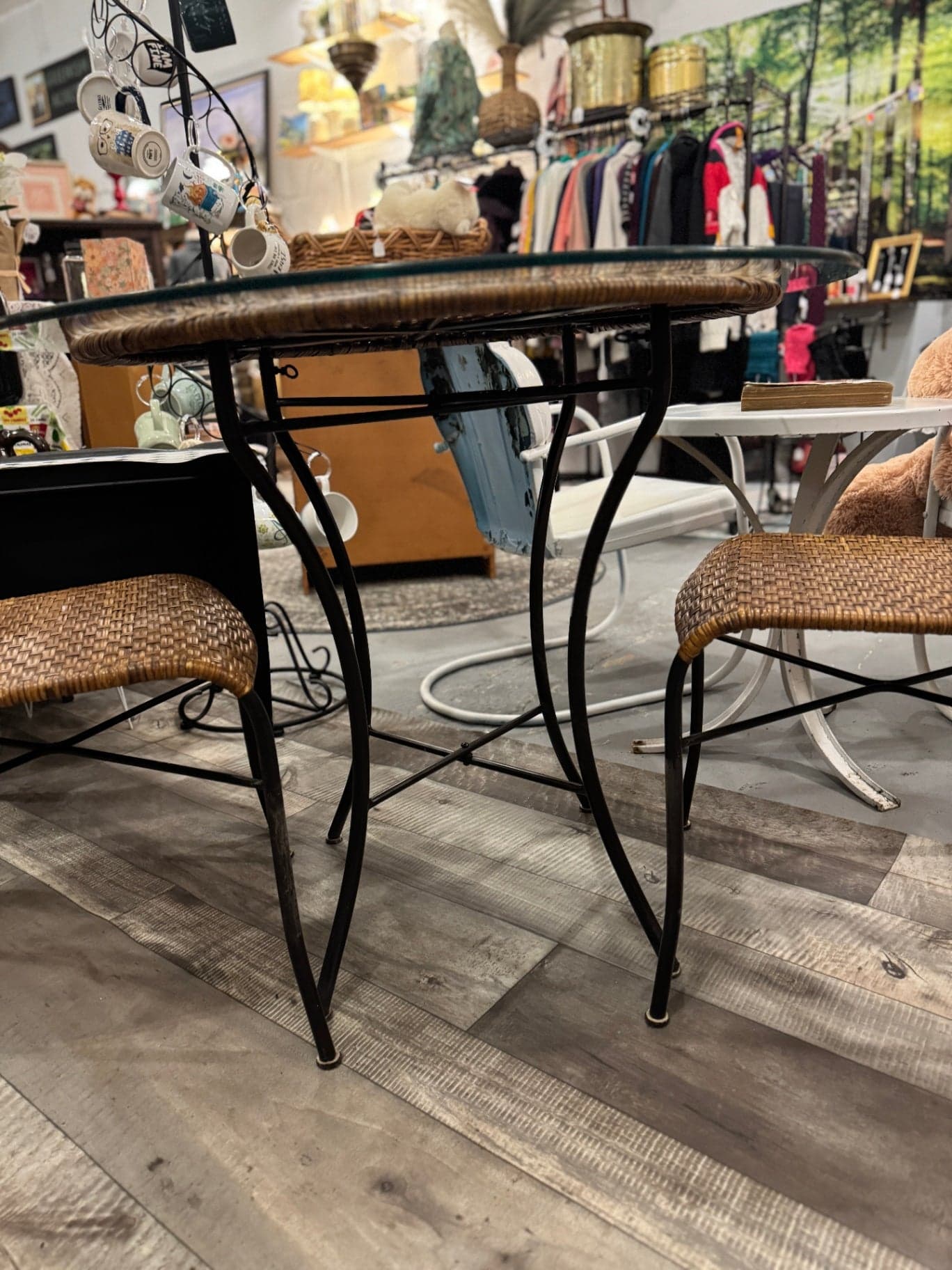 3-Piece Wicker Bistro Set - Thumbnail 3