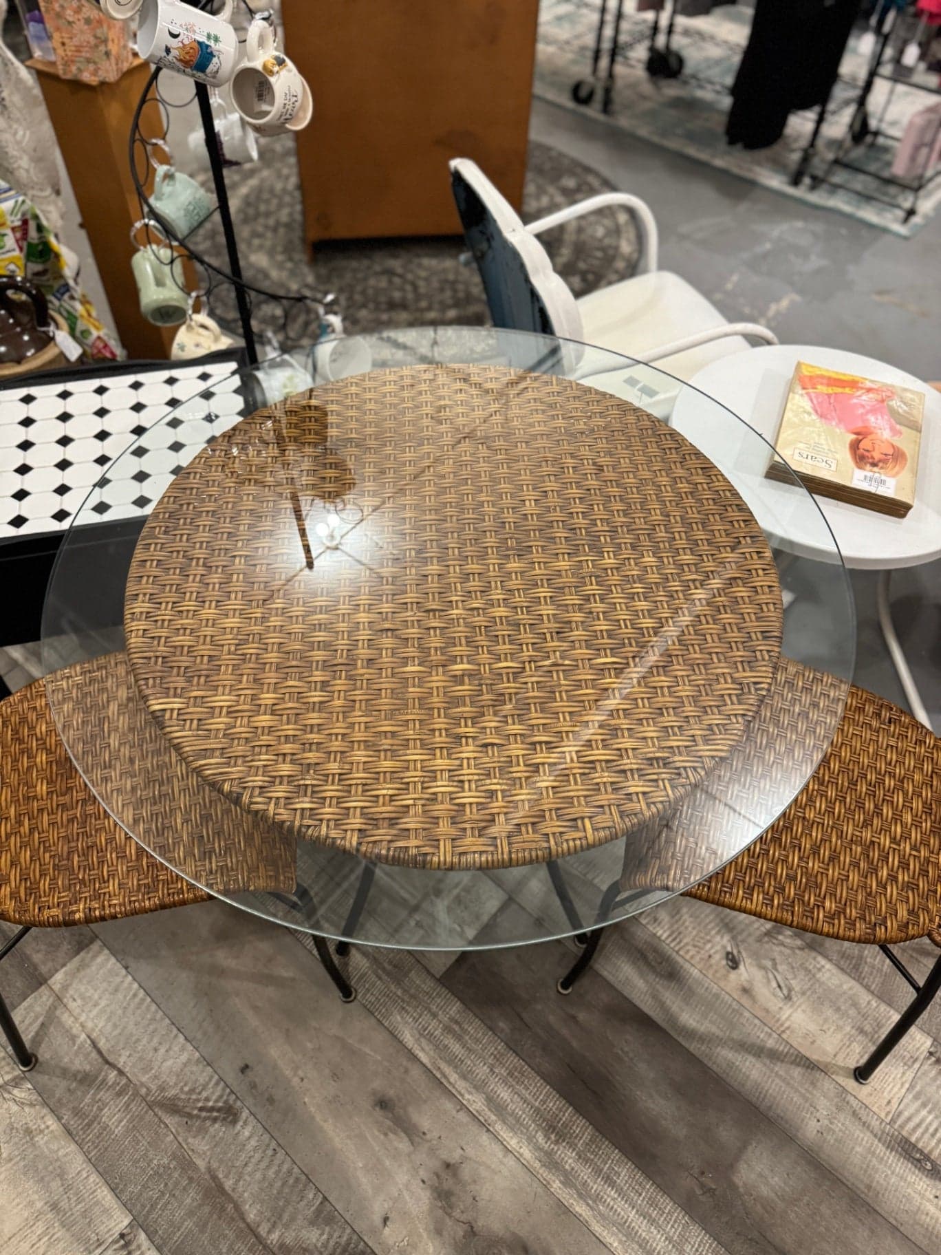 3-Piece Wicker Bistro Set - Thumbnail 2