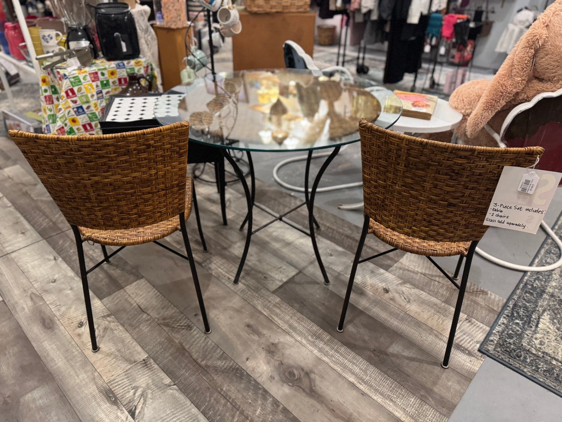 3-Piece Wicker Bistro Set - Thumbnail 6