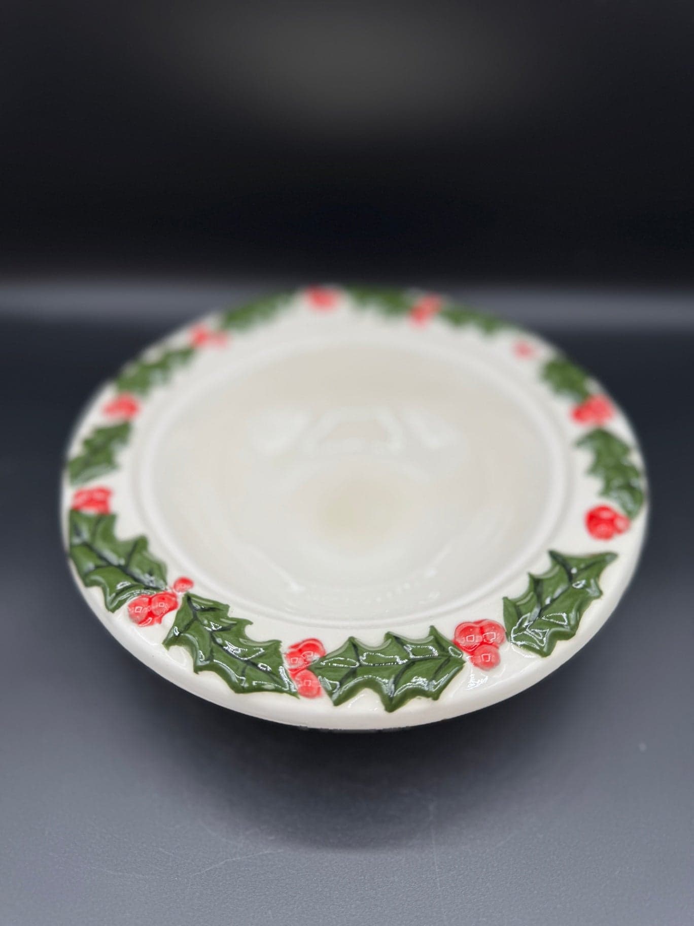 Ceramic Holly Bell & Bowl - Thumbnail 6