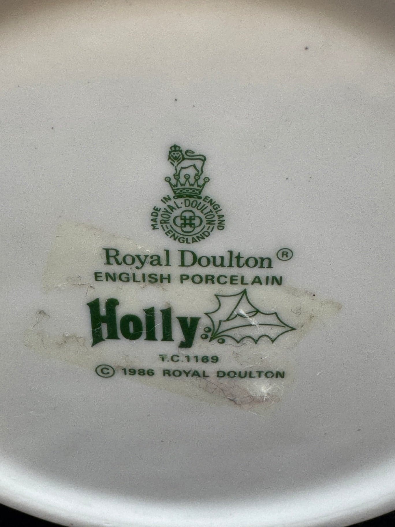 Royal Daulton Holly Cookie Jar - Thumbnail 6
