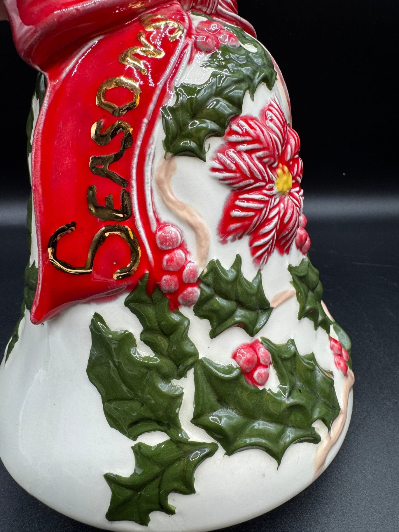 Ceramic Holly Bell & Bowl - Thumbnail 13