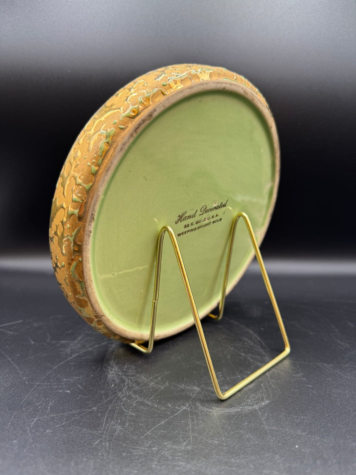 22K Weeping Gold Trinket Plate - Thumbnail 4