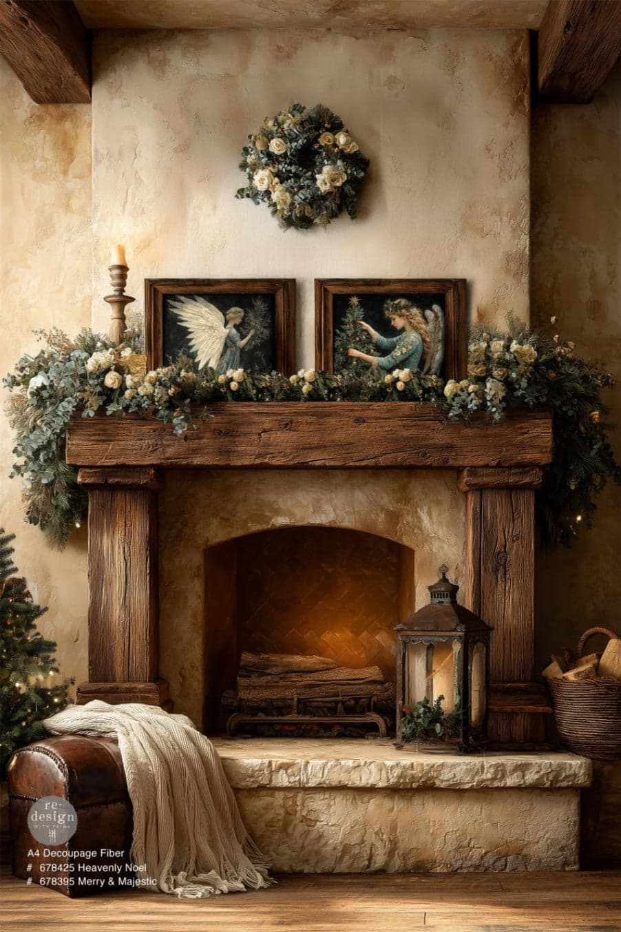 A4 Decoupage - Heavenly Noel - Thumbnail 2