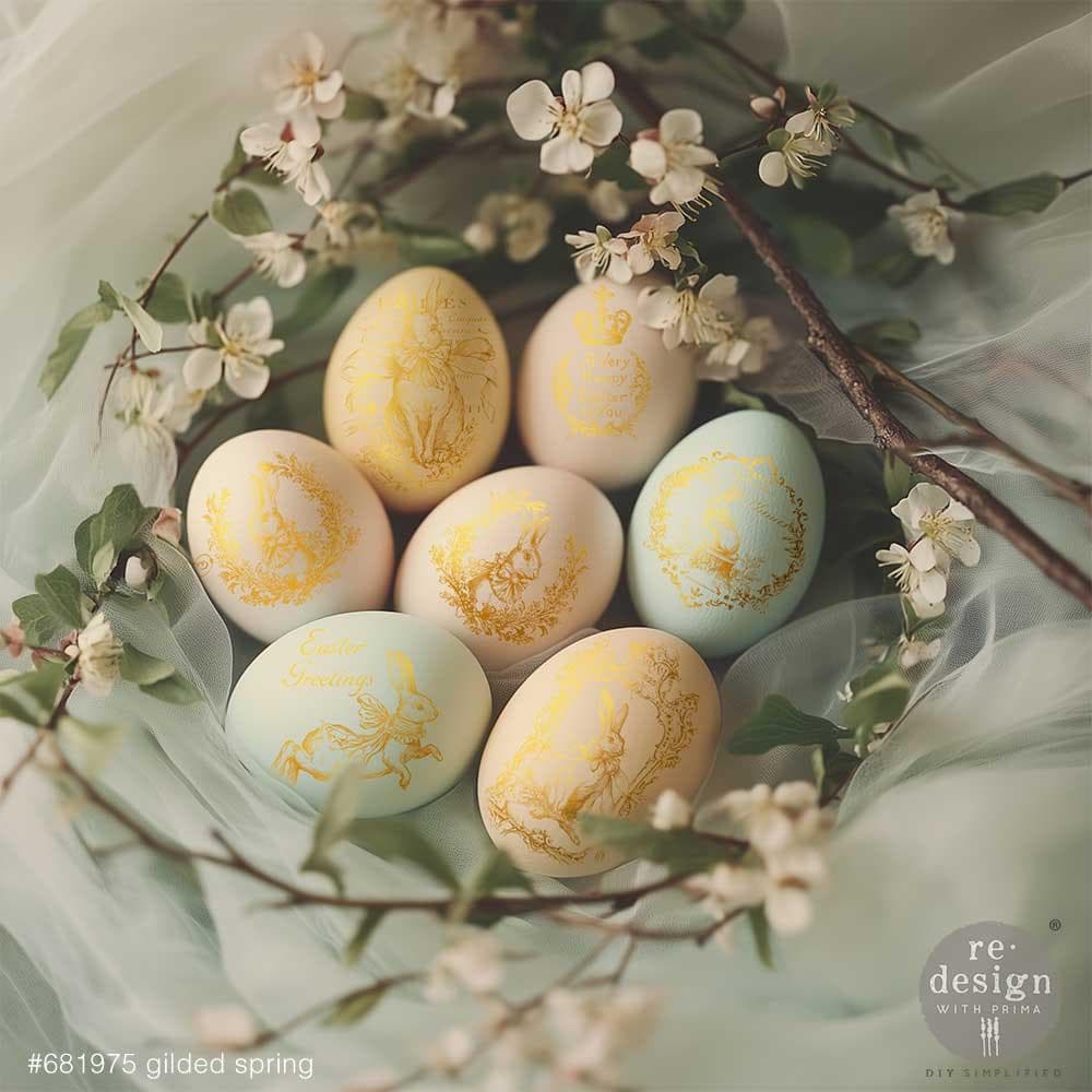 H2O Transfers Single Sheet Gold - Gilded Spring - Thumbnail 2