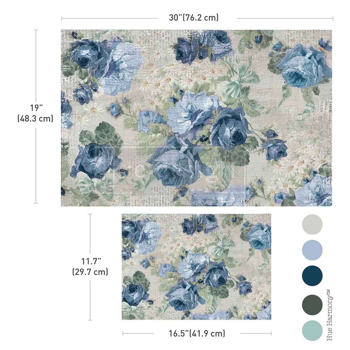 Double Delight Decoupage Fiber Paper Set - Meadow Melodies - Image 1