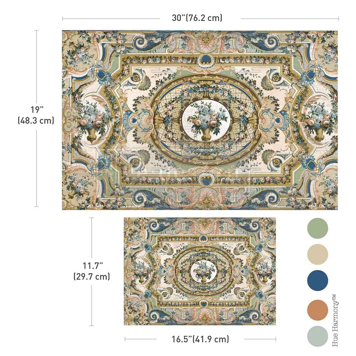 Double Delight Decoupage Fiber Paper Set - Serenade In Blue - Image 1